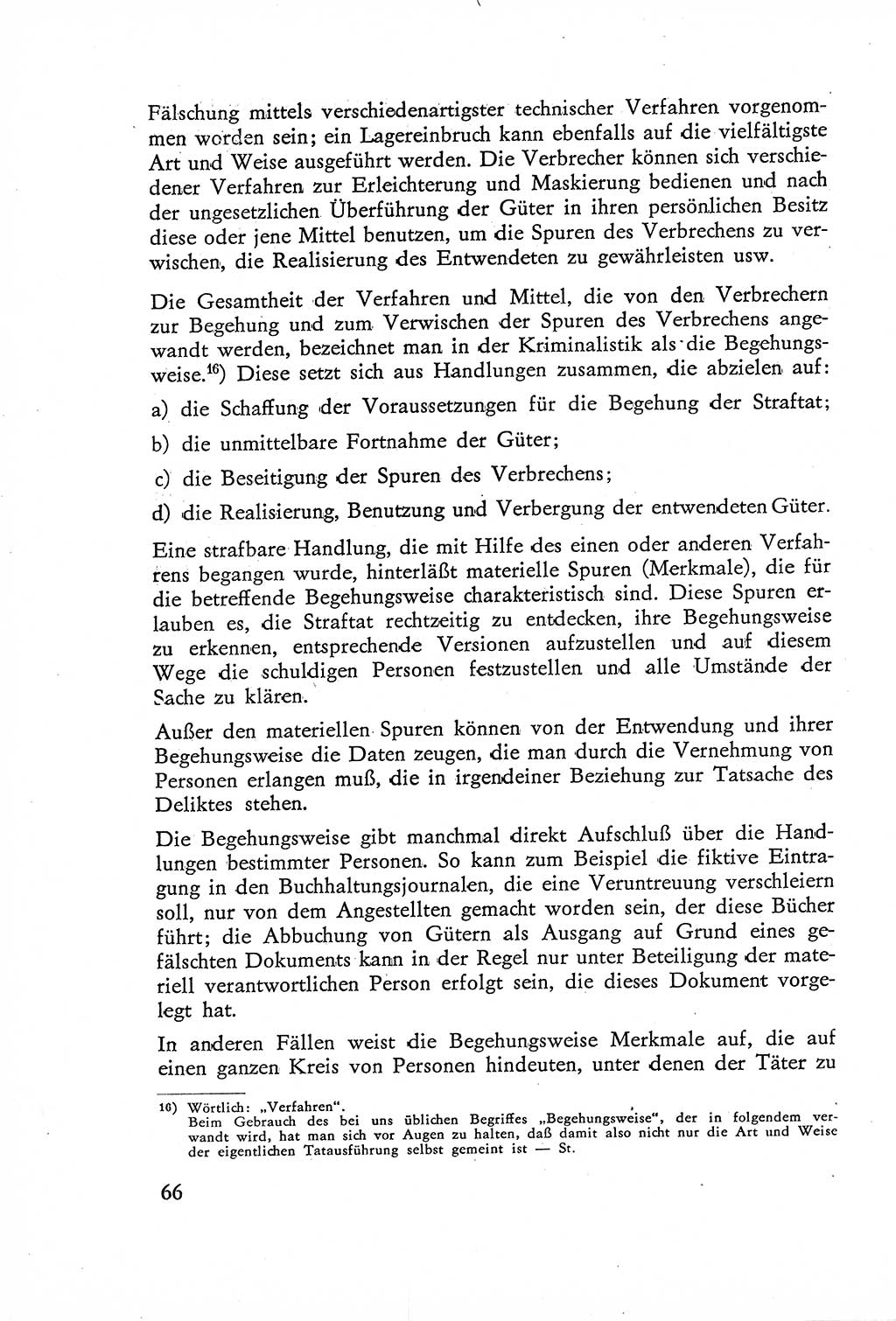 Die Untersuchung einzelner Verbrechensarten [Deutsche Demokratische Republik (DDR)] 1960, Seite 66 (Unters. Verbr.-Art. DDR 1960, S. 66)
