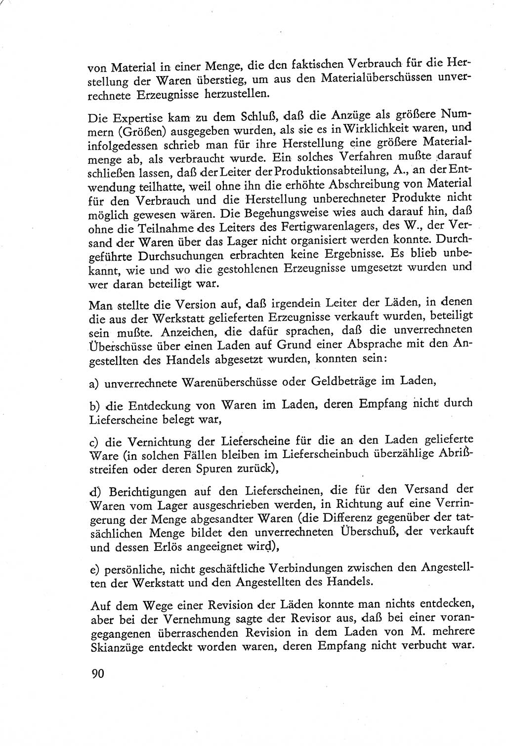 Die Untersuchung einzelner Verbrechensarten [Deutsche Demokratische Republik (DDR)] 1960, Seite 90 (Unters. Verbr.-Art. DDR 1960, S. 90)