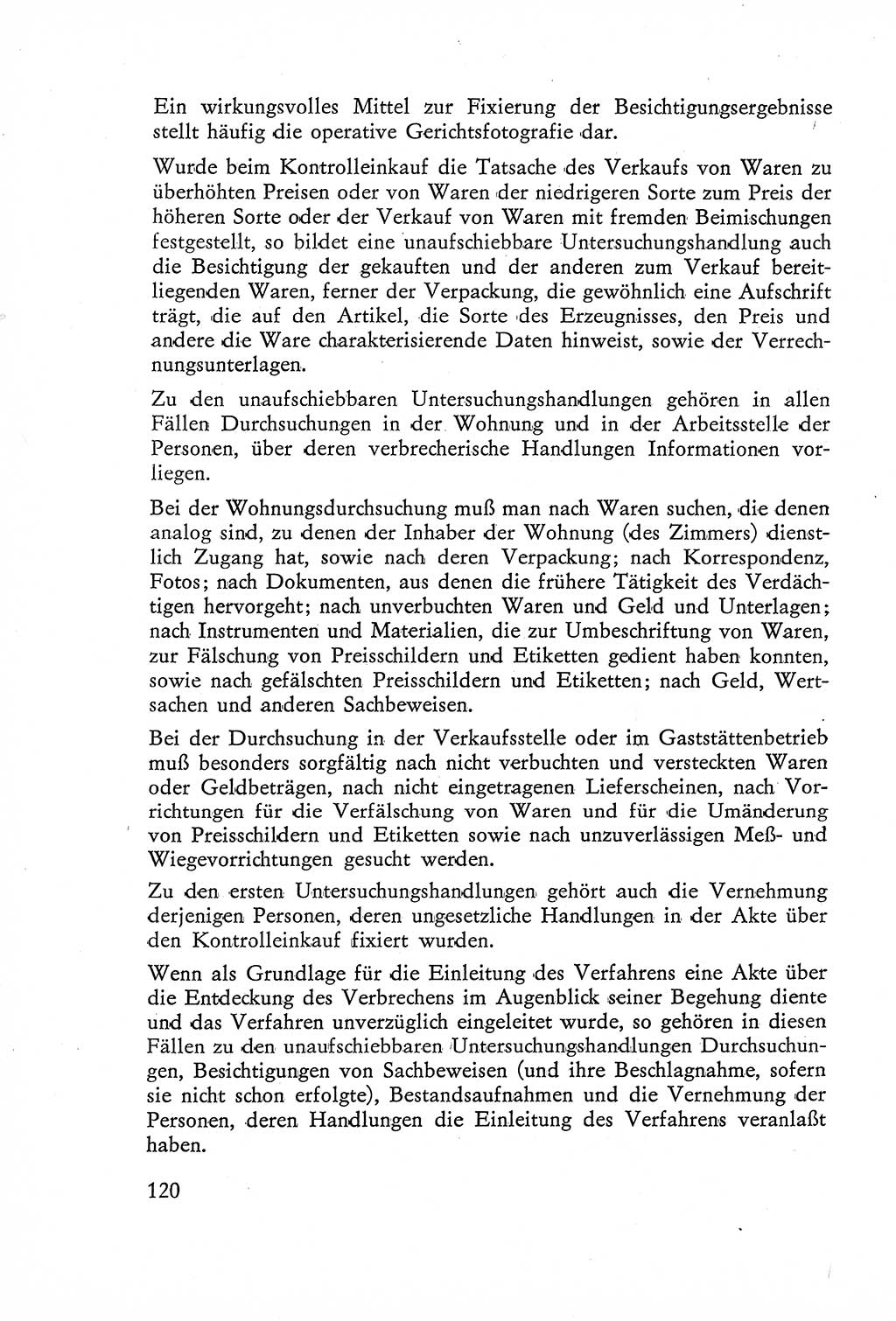 Die Untersuchung einzelner Verbrechensarten [Deutsche Demokratische Republik (DDR)] 1960, Seite 120 (Unters. Verbr.-Art. DDR 1960, S. 120)
