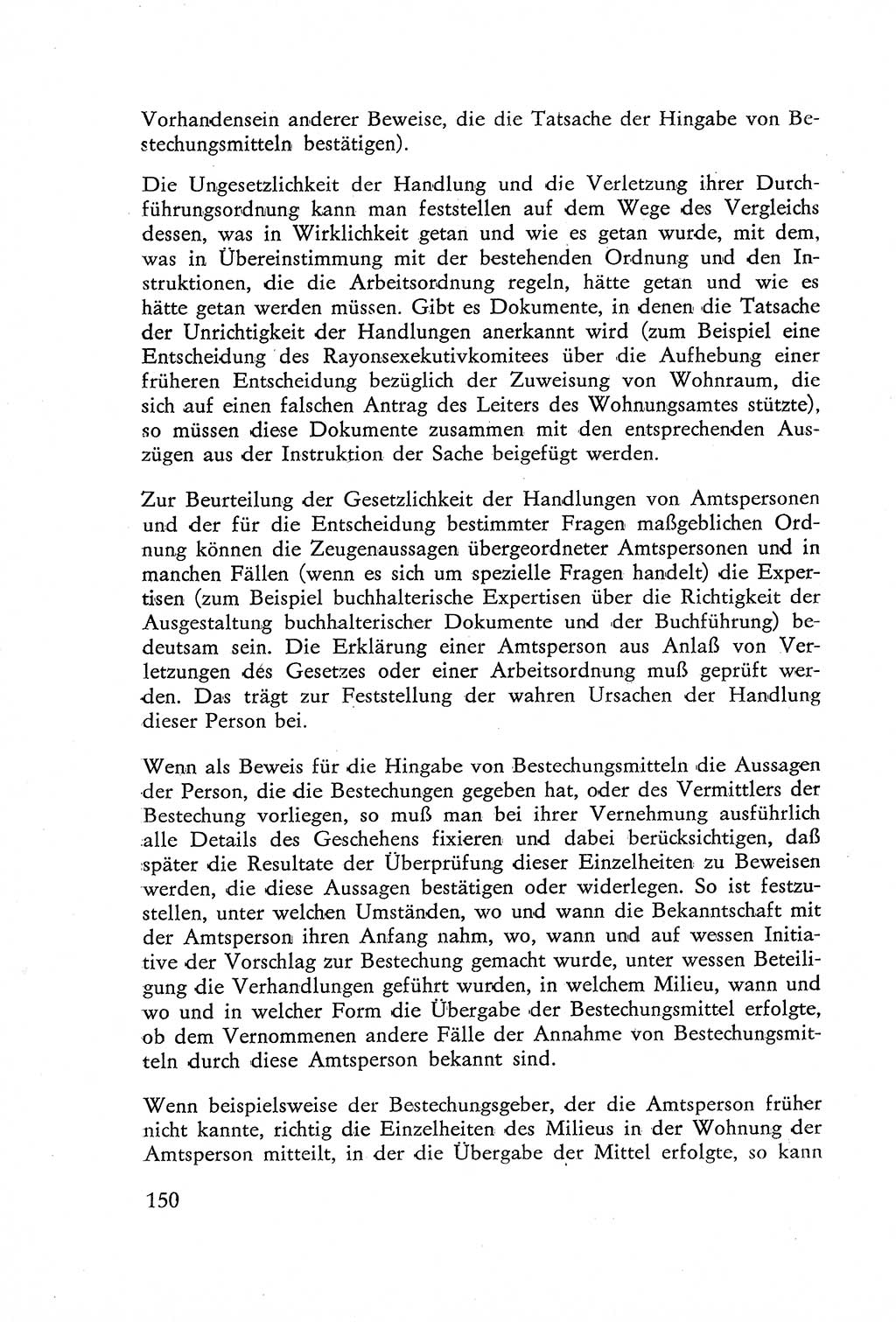 Die Untersuchung einzelner Verbrechensarten [Deutsche Demokratische Republik (DDR)] 1960, Seite 150 (Unters. Verbr.-Art. DDR 1960, S. 150)