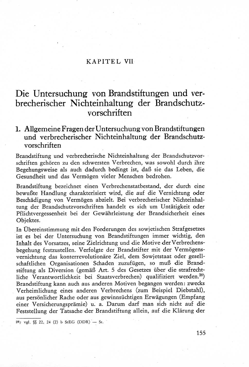 Die Untersuchung einzelner Verbrechensarten [Deutsche Demokratische Republik (DDR)] 1960, Seite 155 (Unters. Verbr.-Art. DDR 1960, S. 155)