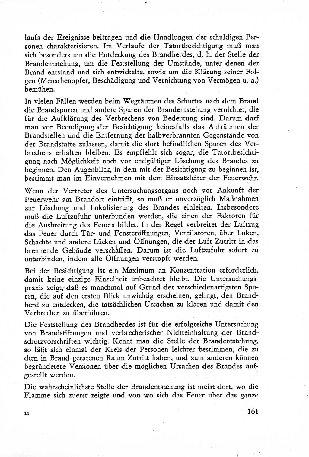 Die Untersuchung einzelner Verbrechensarten [Deutsche Demokratische Republik (DDR)] 1960, Seite 161 (Unters. Verbr.-Art. DDR 1960, S. 161)