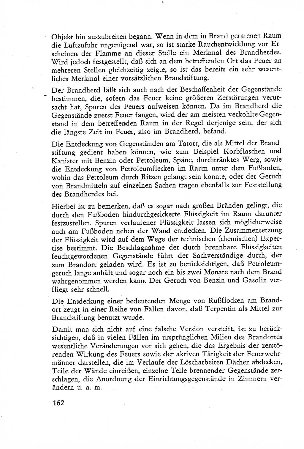Die Untersuchung einzelner Verbrechensarten [Deutsche Demokratische Republik (DDR)] 1960, Seite 162 (Unters. Verbr.-Art. DDR 1960, S. 162)