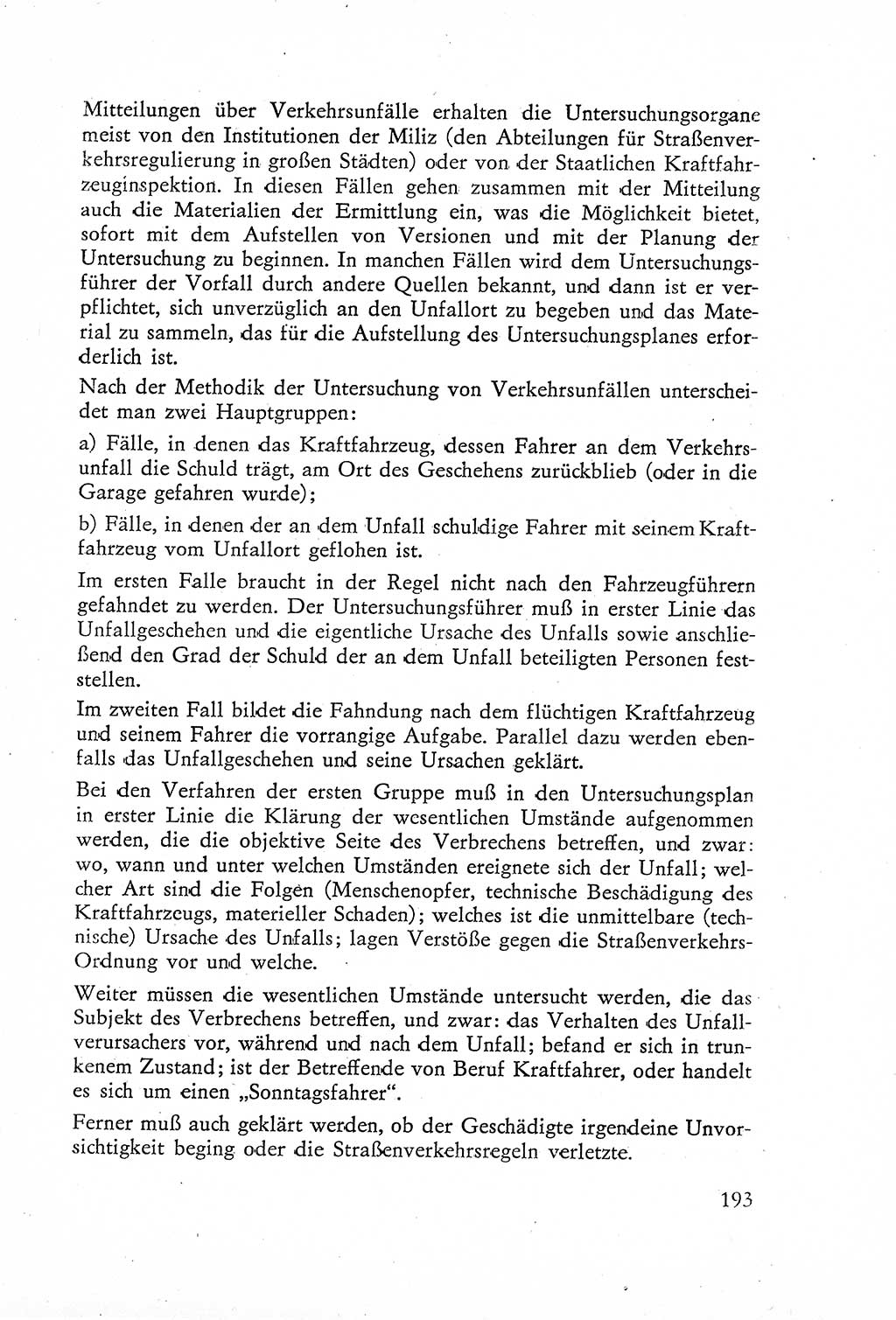 Die Untersuchung einzelner Verbrechensarten [Deutsche Demokratische Republik (DDR)] 1960, Seite 193 (Unters. Verbr.-Art. DDR 1960, S. 193)