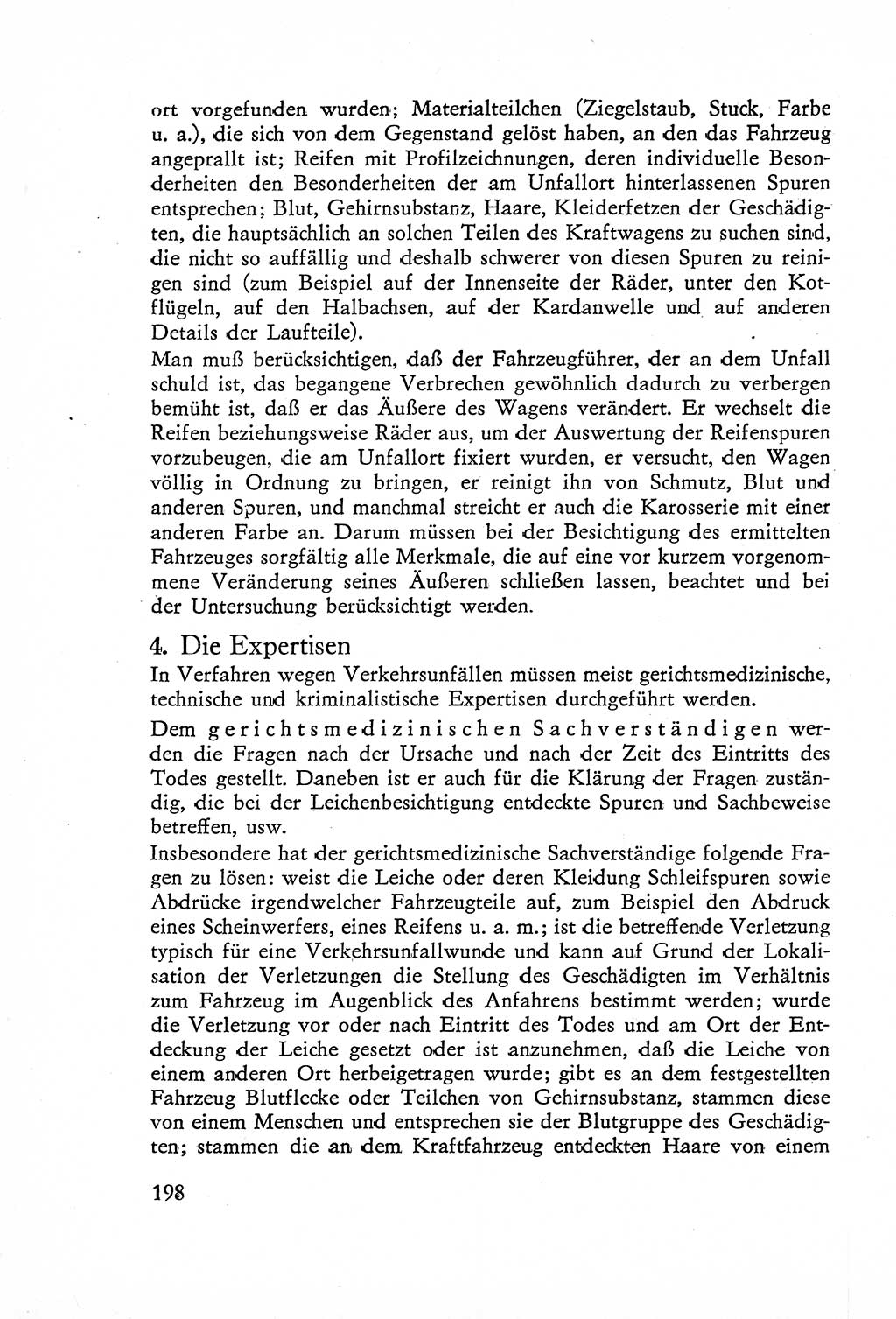 Die Untersuchung einzelner Verbrechensarten [Deutsche Demokratische Republik (DDR)] 1960, Seite 198 (Unters. Verbr.-Art. DDR 1960, S. 198)