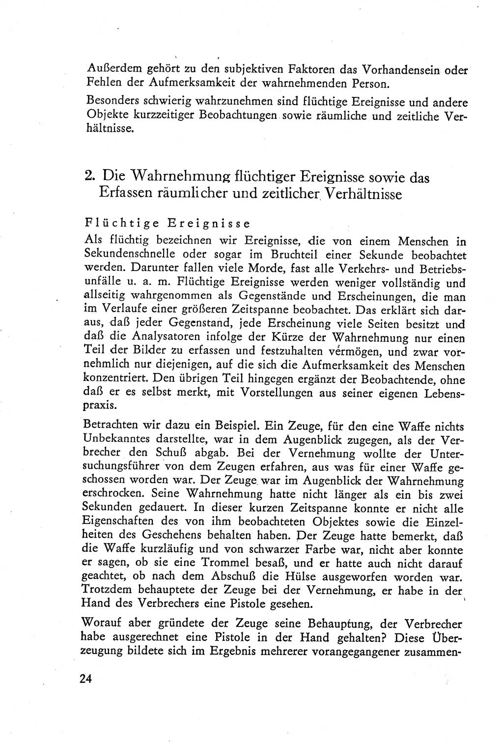 Die Vernehmung [Deutsche Demokratische Republik (DDR)] 1960, Seite 24 (Vern. DDR 1960, S. 24)