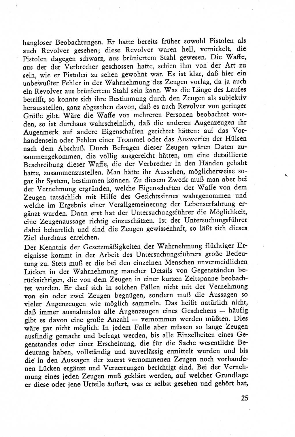 Die Vernehmung [Deutsche Demokratische Republik (DDR)] 1960, Seite 25 (Vern. DDR 1960, S. 25)