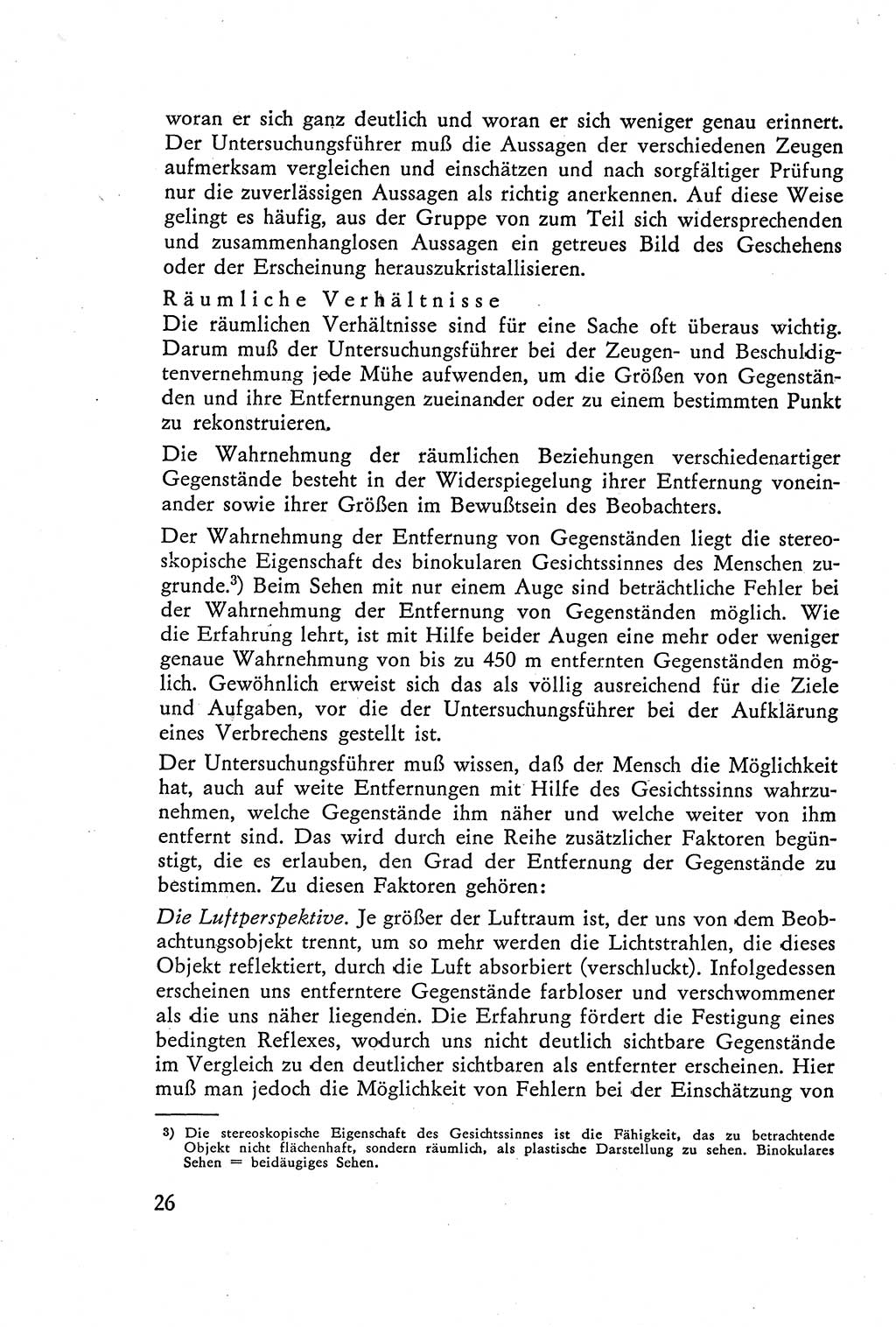 Die Vernehmung [Deutsche Demokratische Republik (DDR)] 1960, Seite 26 (Vern. DDR 1960, S. 26)