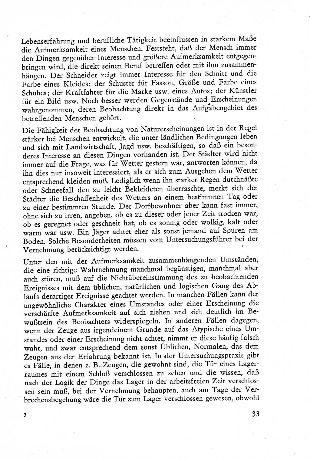 Die Vernehmung [Deutsche Demokratische Republik (DDR)] 1960, Seite 33 (Vern. DDR 1960, S. 33)