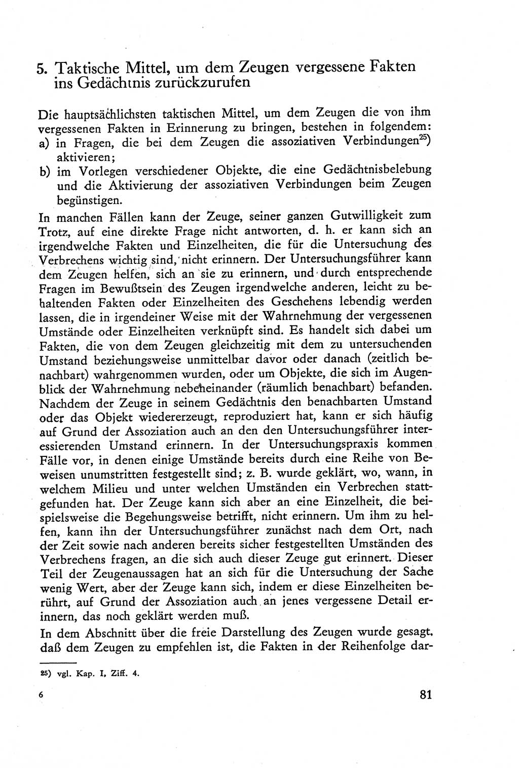 Die Vernehmung [Deutsche Demokratische Republik (DDR)] 1960, Seite 81 (Vern. DDR 1960, S. 81)