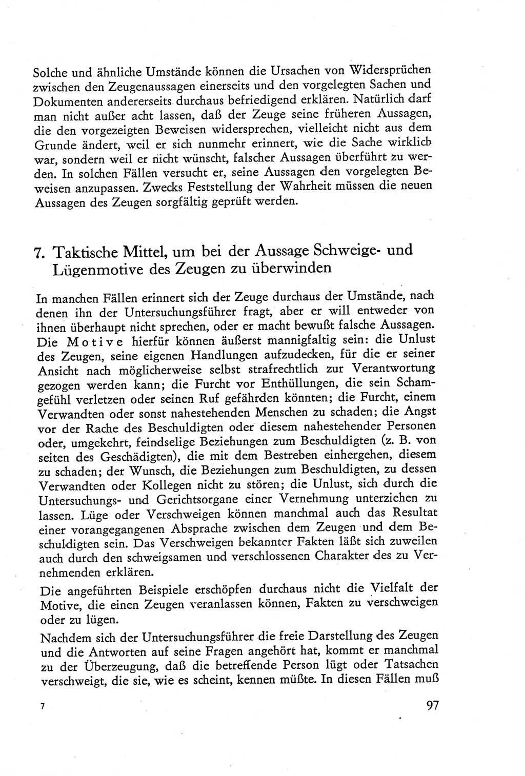 Die Vernehmung [Deutsche Demokratische Republik (DDR)] 1960, Seite 97 (Vern. DDR 1960, S. 97)