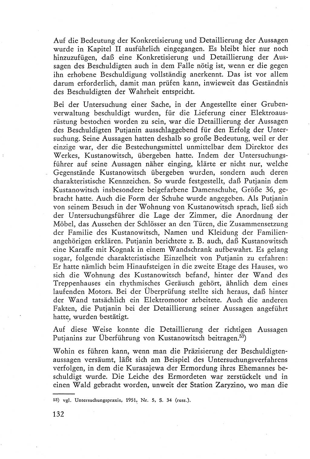 Die Vernehmung [Deutsche Demokratische Republik (DDR)] 1960, Seite 132 (Vern. DDR 1960, S. 132)