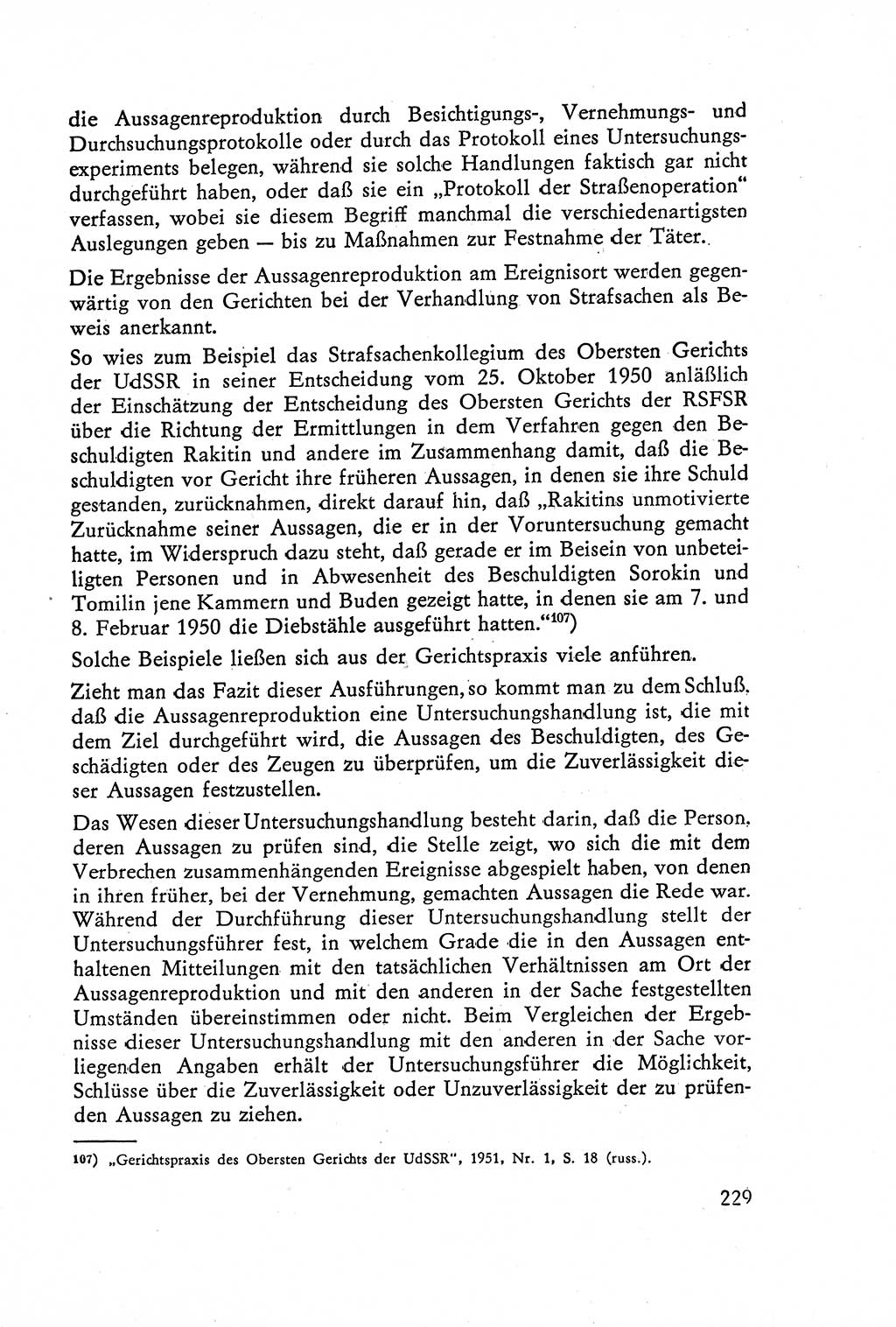 Die Vernehmung [Deutsche Demokratische Republik (DDR)] 1960, Seite 229 (Vern. DDR 1960, S. 229)