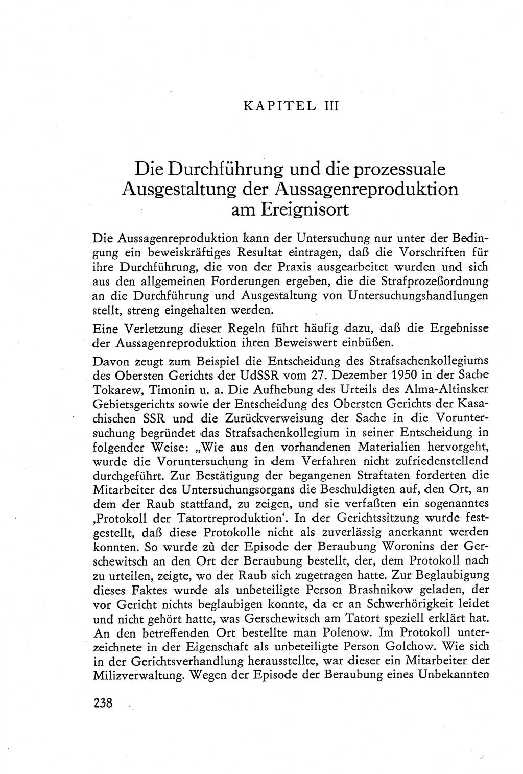 Die Vernehmung [Deutsche Demokratische Republik (DDR)] 1960, Seite 238 (Vern. DDR 1960, S. 238)