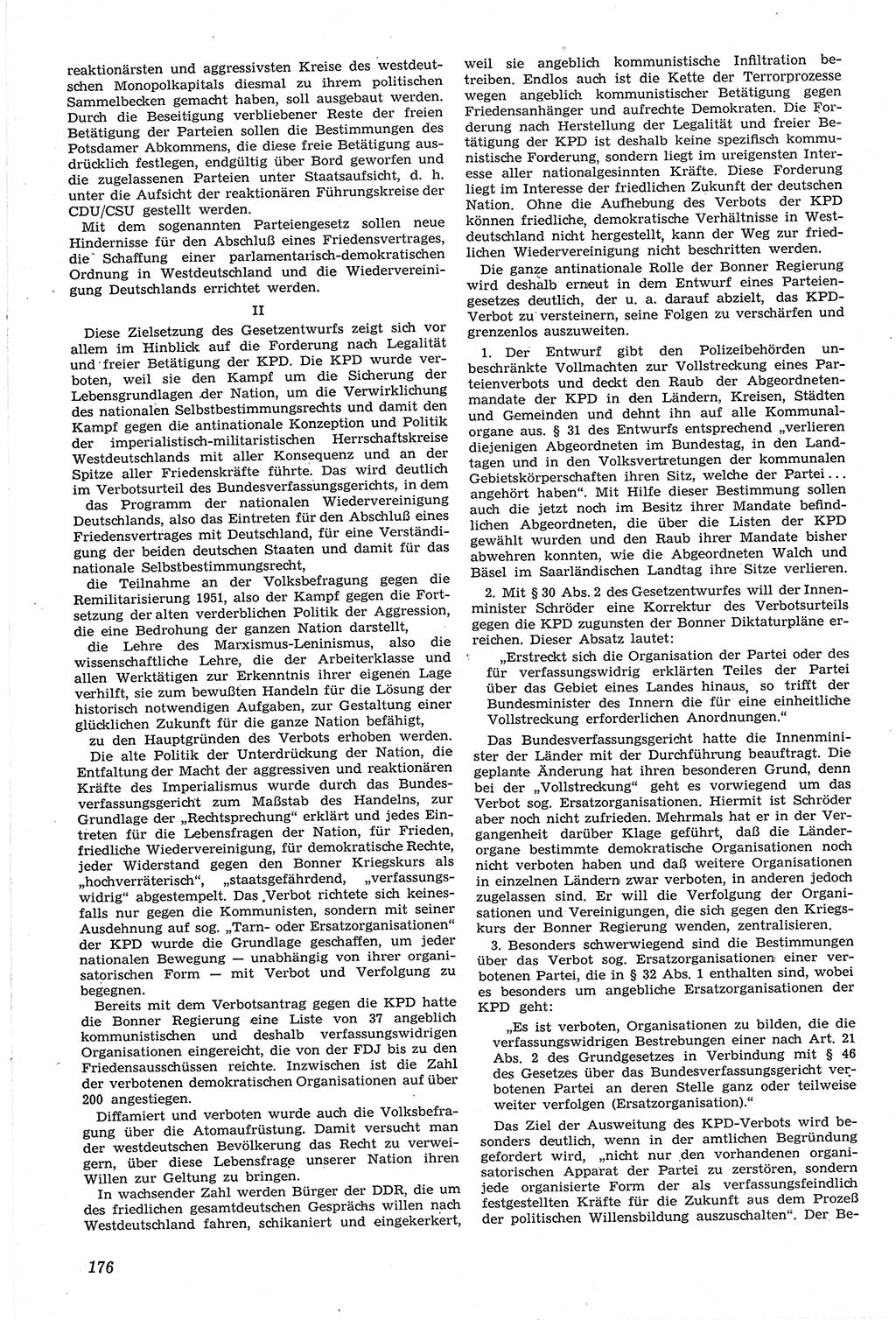 Neue Justiz (NJ), Zeitschrift für Recht und Rechtswissenschaft [Deutsche Demokratische Republik (DDR)], 14. Jahrgang 1960, Seite 176 (NJ DDR 1960, S. 176)