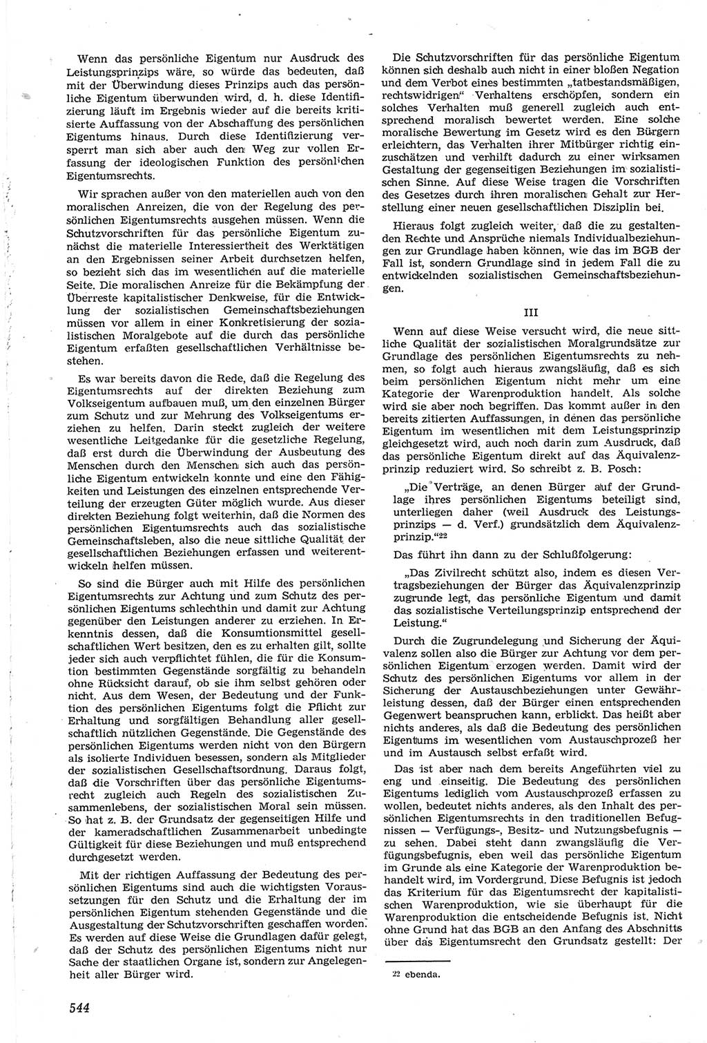 Neue Justiz (NJ), Zeitschrift für Recht und Rechtswissenschaft [Deutsche Demokratische Republik (DDR)], 14. Jahrgang 1960, Seite 544 (NJ DDR 1960, S. 544)