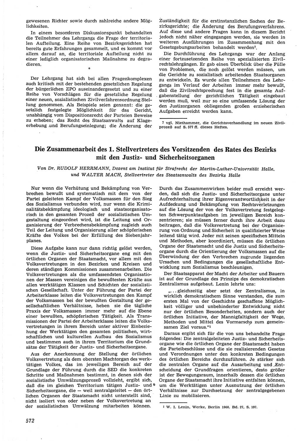 Neue Justiz (NJ), Zeitschrift für Recht und Rechtswissenschaft [Deutsche Demokratische Republik (DDR)], 14. Jahrgang 1960, Seite 572 (NJ DDR 1960, S. 572)