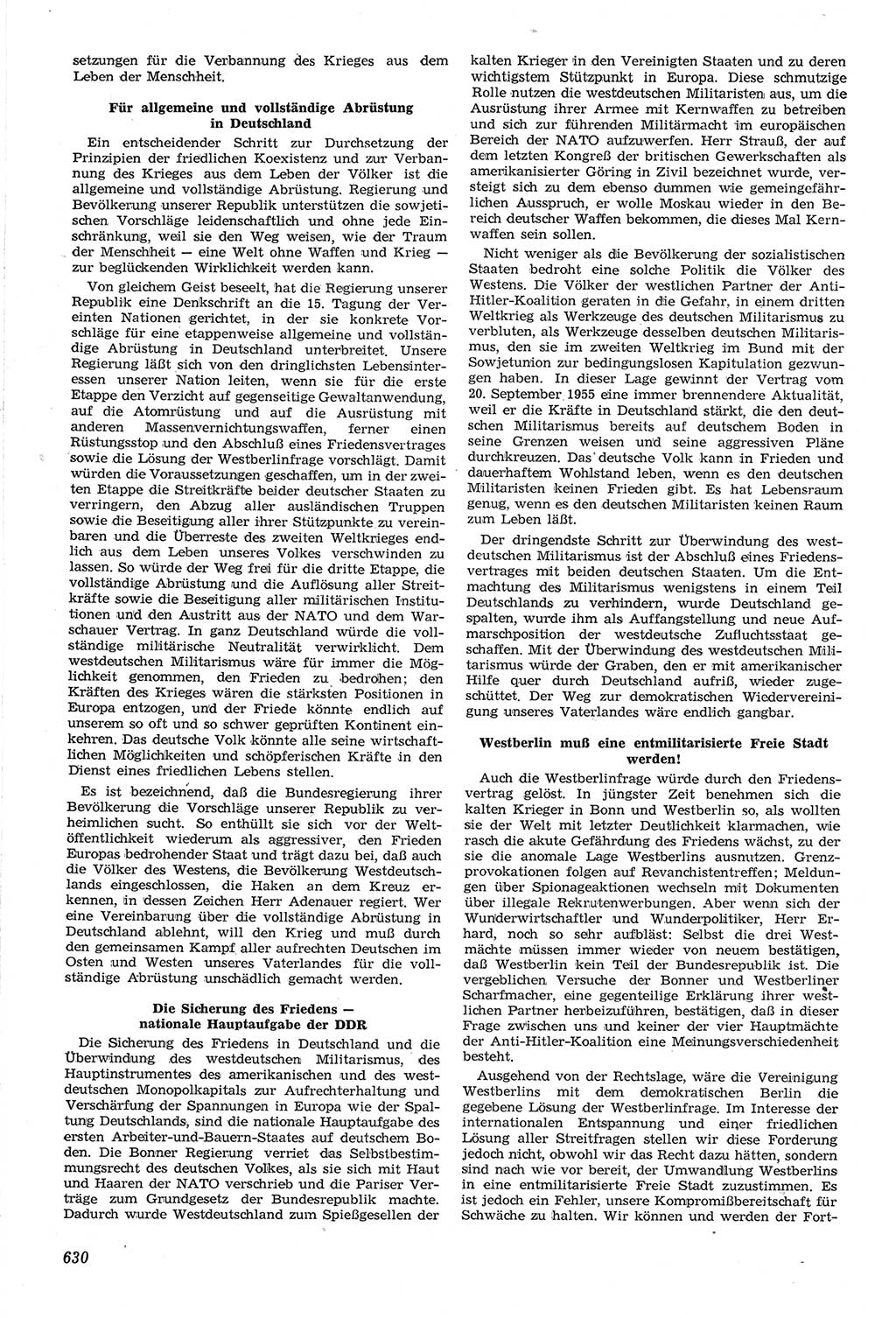 Neue Justiz (NJ), Zeitschrift für Recht und Rechtswissenschaft [Deutsche Demokratische Republik (DDR)], 14. Jahrgang 1960, Seite 630 (NJ DDR 1960, S. 630)