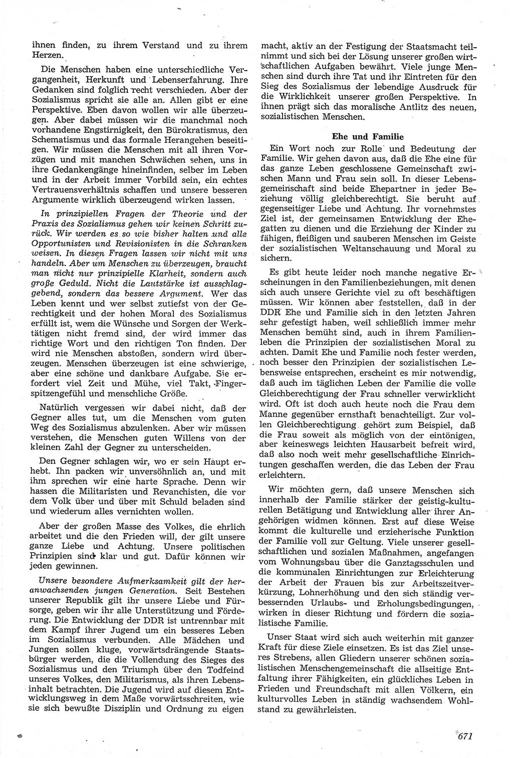 Neue Justiz (NJ), Zeitschrift für Recht und Rechtswissenschaft [Deutsche Demokratische Republik (DDR)], 14. Jahrgang 1960, Seite 671 (NJ DDR 1960, S. 671)