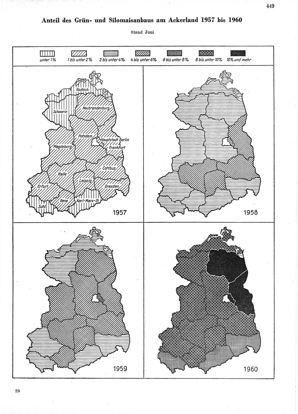 Statistisches Jahrbuch der Deutschen Demokratischen Republik (DDR) 1960-1961, Seite 449 (Stat. Jb. DDR 1960-1961, S. 449)