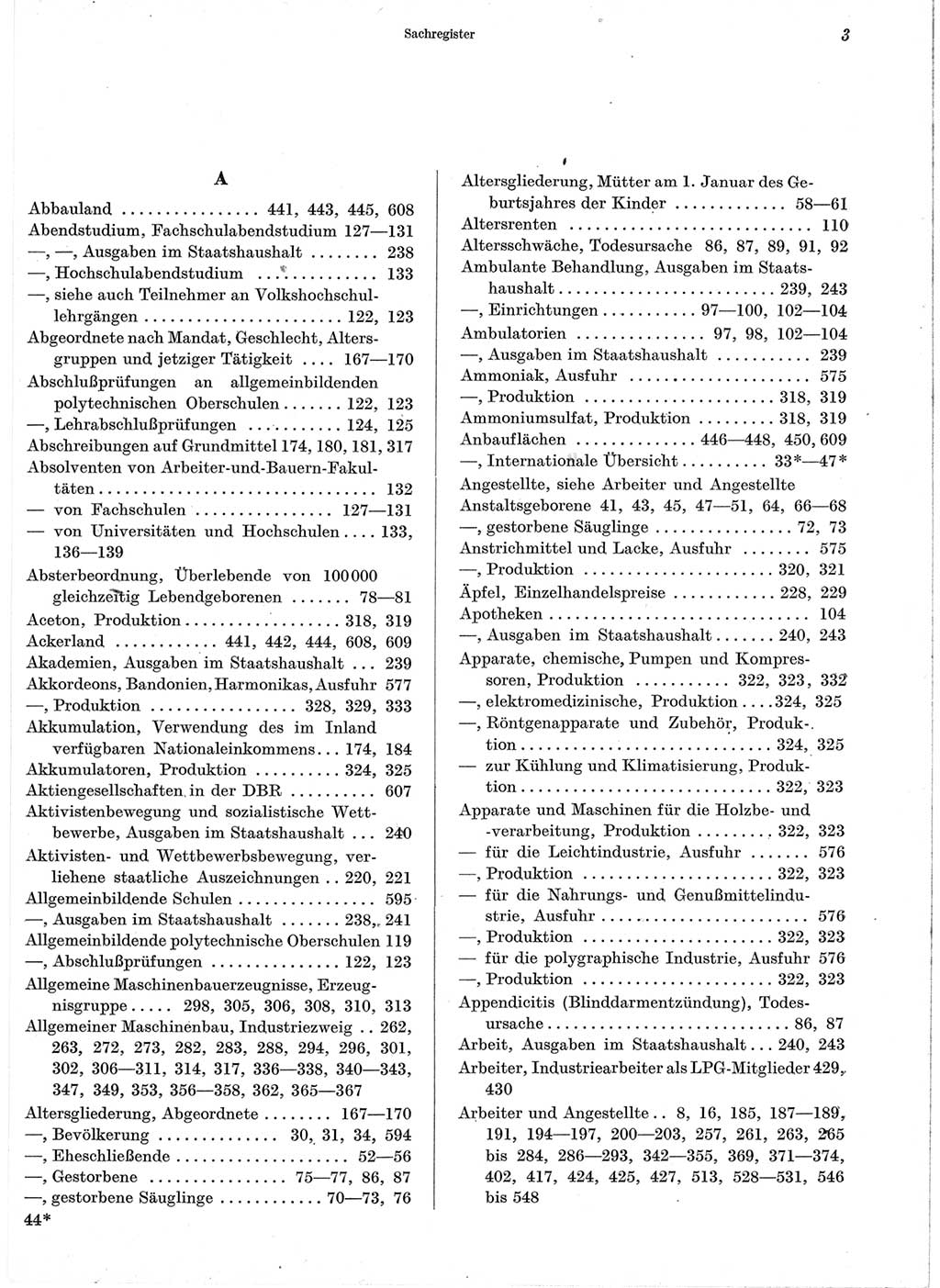 Statistisches Jahrbuch der Deutschen Demokratischen Republik (DDR) 1960-1961, Seite 3 (Stat. Jb. DDR 1960-1961, S. 3)
