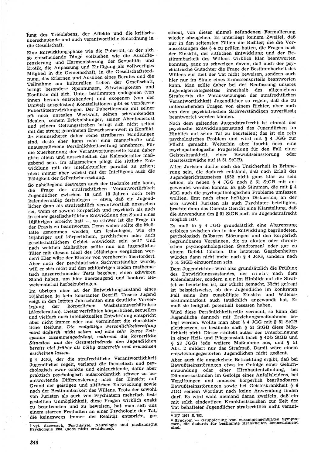 Neue Justiz (NJ), Zeitschrift für Recht und Rechtswissenschaft [Deutsche Demokratische Republik (DDR)], 15. Jahrgang 1961, Seite 348 (NJ DDR 1961, S. 348)