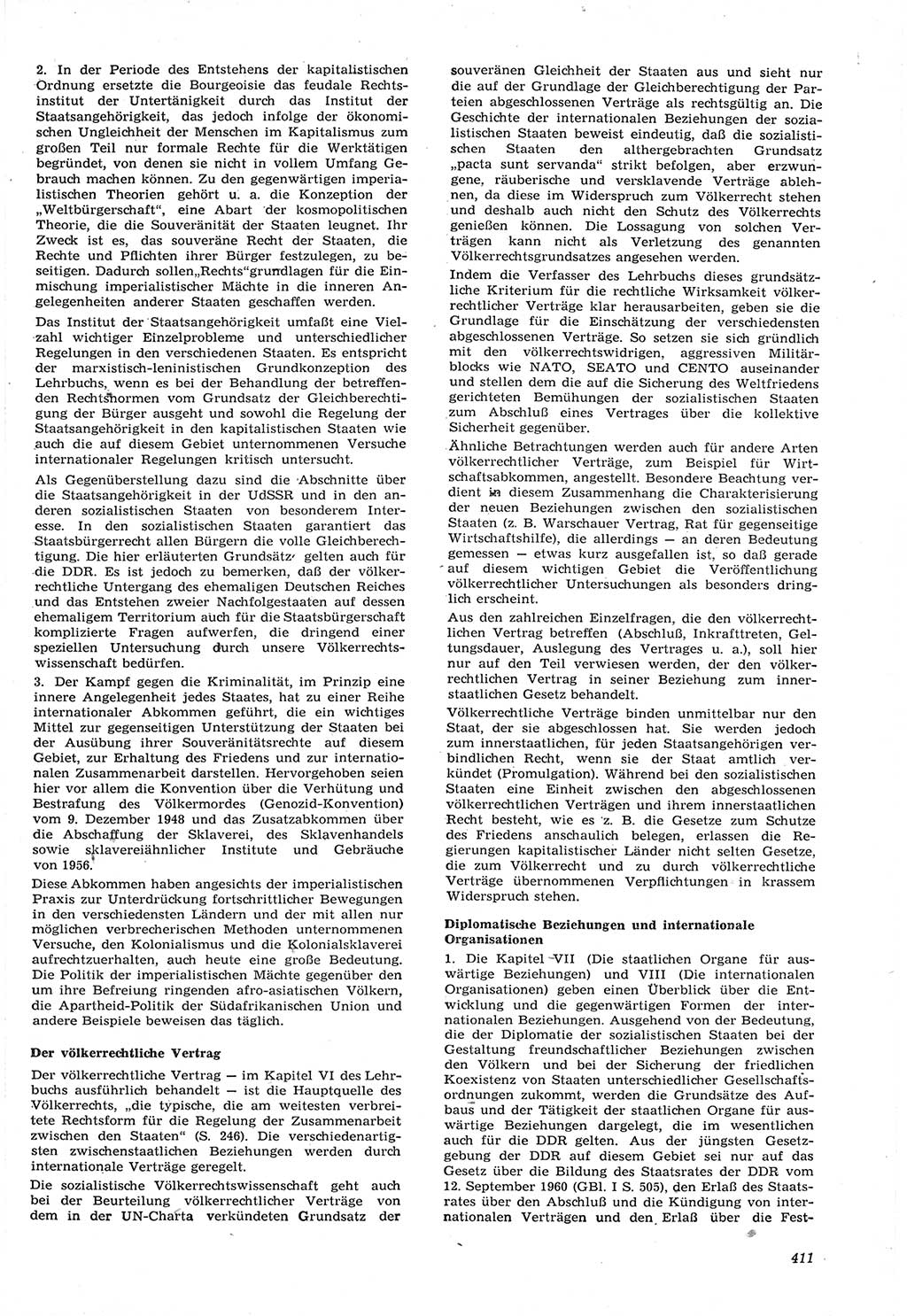Neue Justiz (NJ), Zeitschrift für Recht und Rechtswissenschaft [Deutsche Demokratische Republik (DDR)], 15. Jahrgang 1961, Seite 411 (NJ DDR 1961, S. 411)