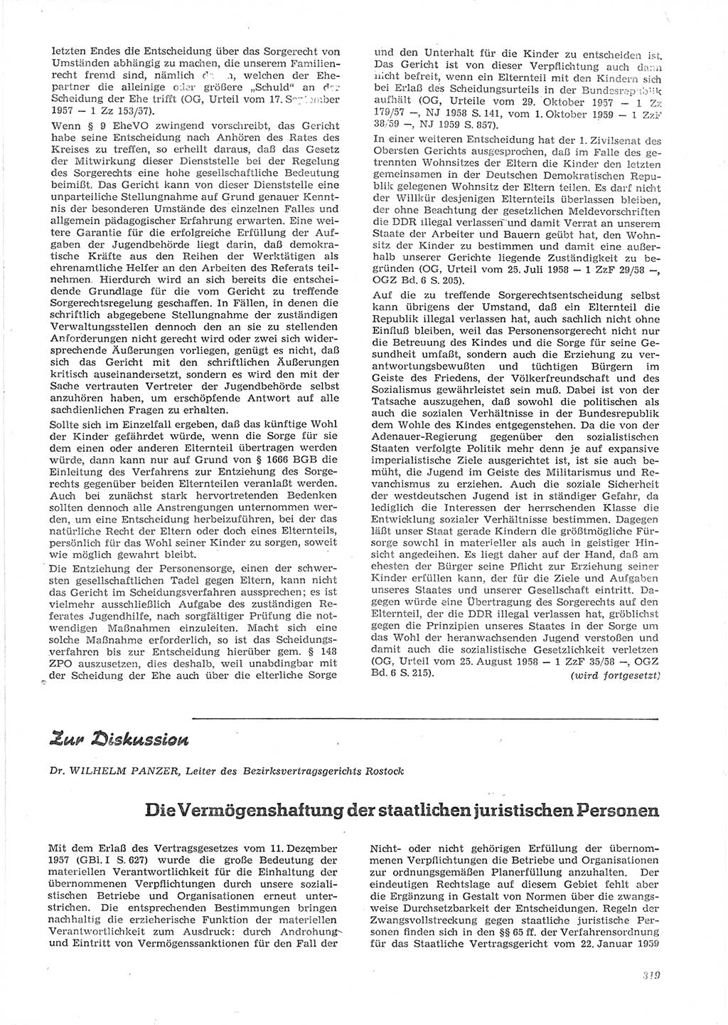 Neue Justiz (NJ), Zeitschrift für Recht und Rechtswissenschaft [Deutsche Demokratische Republik (DDR)], 15. Jahrgang 1961, Seite 819 (NJ DDR 1961, S. 819)