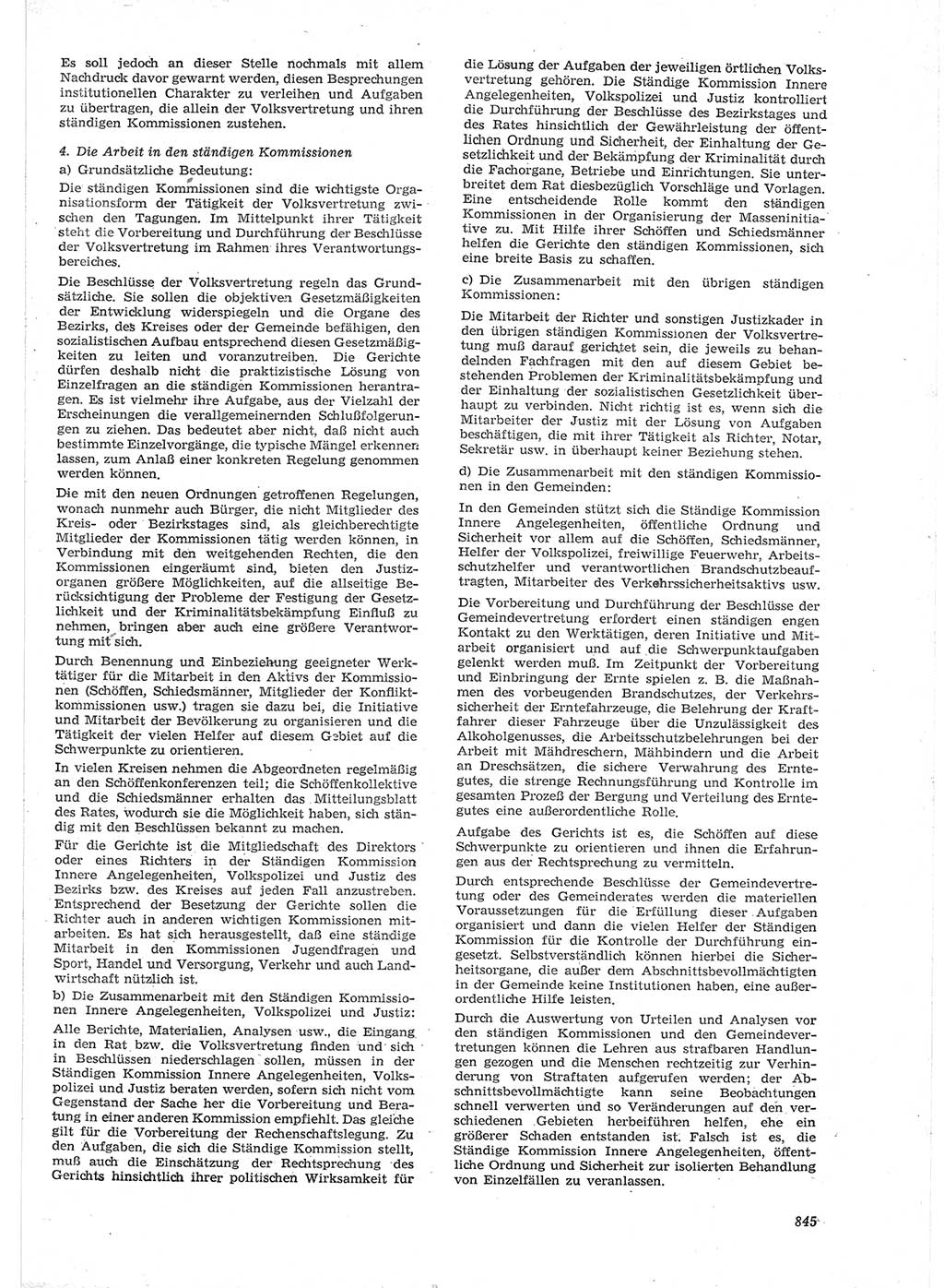 Neue Justiz (NJ), Zeitschrift für Recht und Rechtswissenschaft [Deutsche Demokratische Republik (DDR)], 15. Jahrgang 1961, Seite 845 (NJ DDR 1961, S. 845)