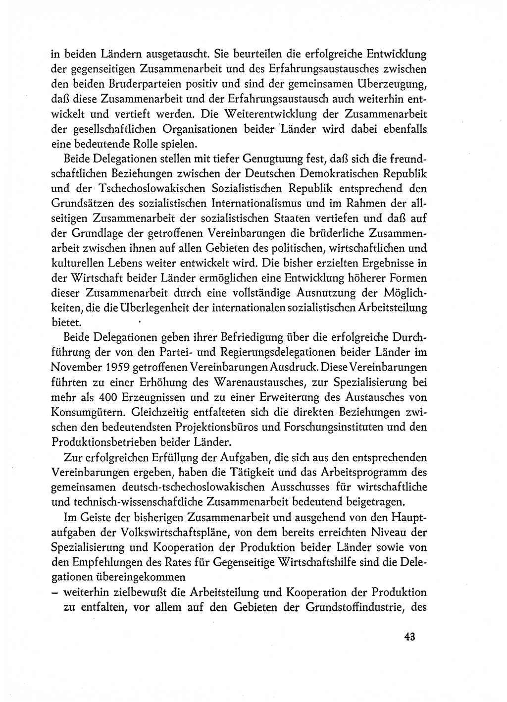 Dokumente der Sozialistischen Einheitspartei Deutschlands (SED) [Deutsche Demokratische Republik (DDR)] 1962-1963, Seite 43 (Dok. SED DDR 1962-1963, S. 43)