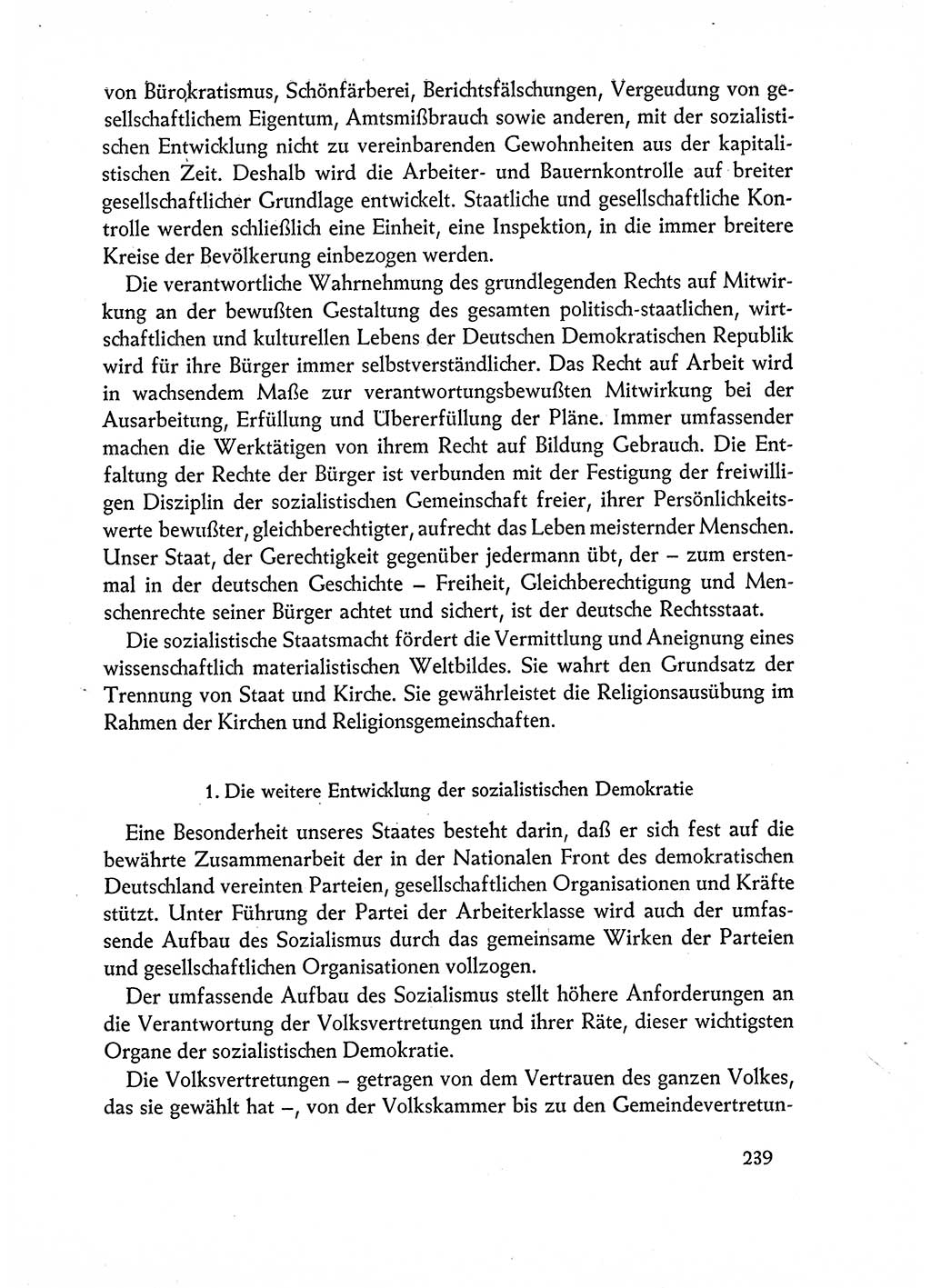 Dokumente der Sozialistischen Einheitspartei Deutschlands (SED) [Deutsche Demokratische Republik (DDR)] 1962-1963, Seite 239 (Dok. SED DDR 1962-1963, S. 239)