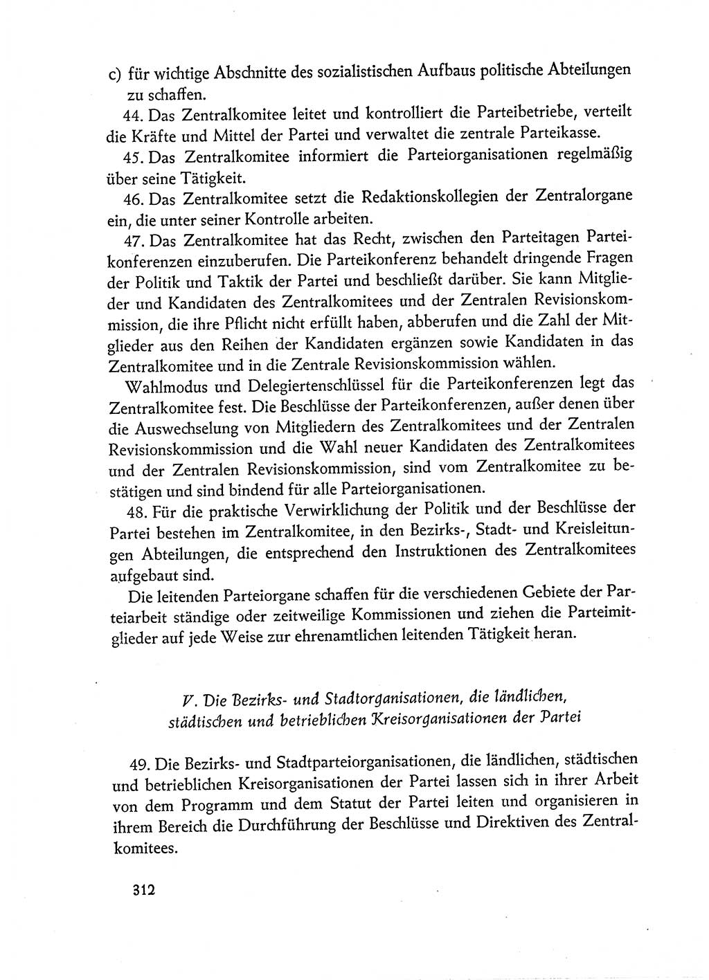 Dokumente der Sozialistischen Einheitspartei Deutschlands (SED) [Deutsche Demokratische Republik (DDR)] 1962-1963, Seite 312 (Dok. SED DDR 1962-1963, S. 312)