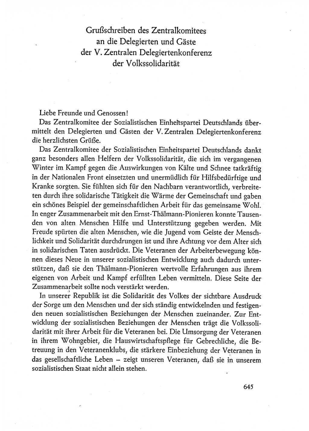 Dokumente der Sozialistischen Einheitspartei Deutschlands (SED) [Deutsche Demokratische Republik (DDR)] 1962-1963, Seite 645 (Dok. SED DDR 1962-1963, S. 645)