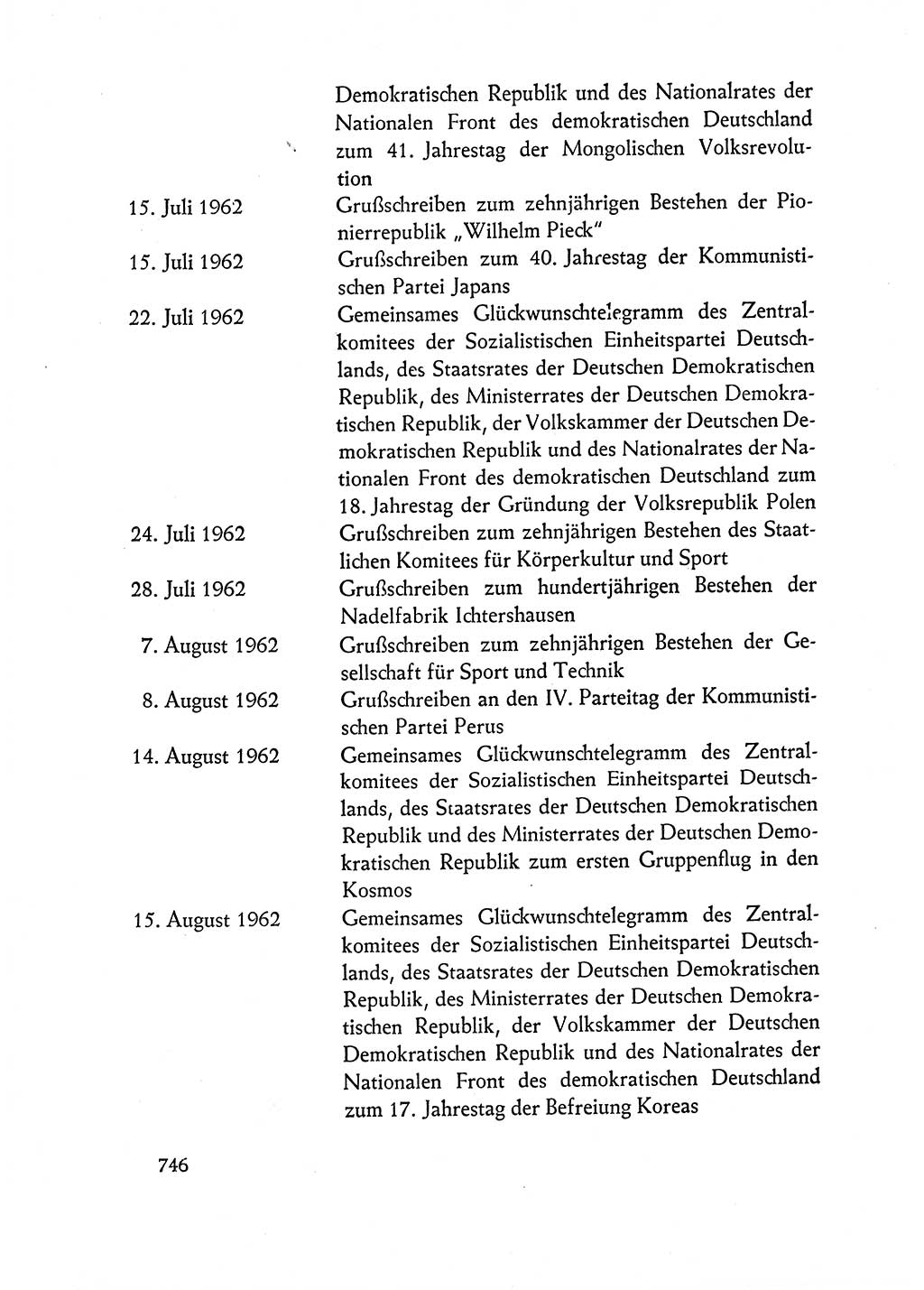 Dokumente der Sozialistischen Einheitspartei Deutschlands (SED) [Deutsche Demokratische Republik (DDR)] 1962-1963, Seite 746 (Dok. SED DDR 1962-1963, S. 746)