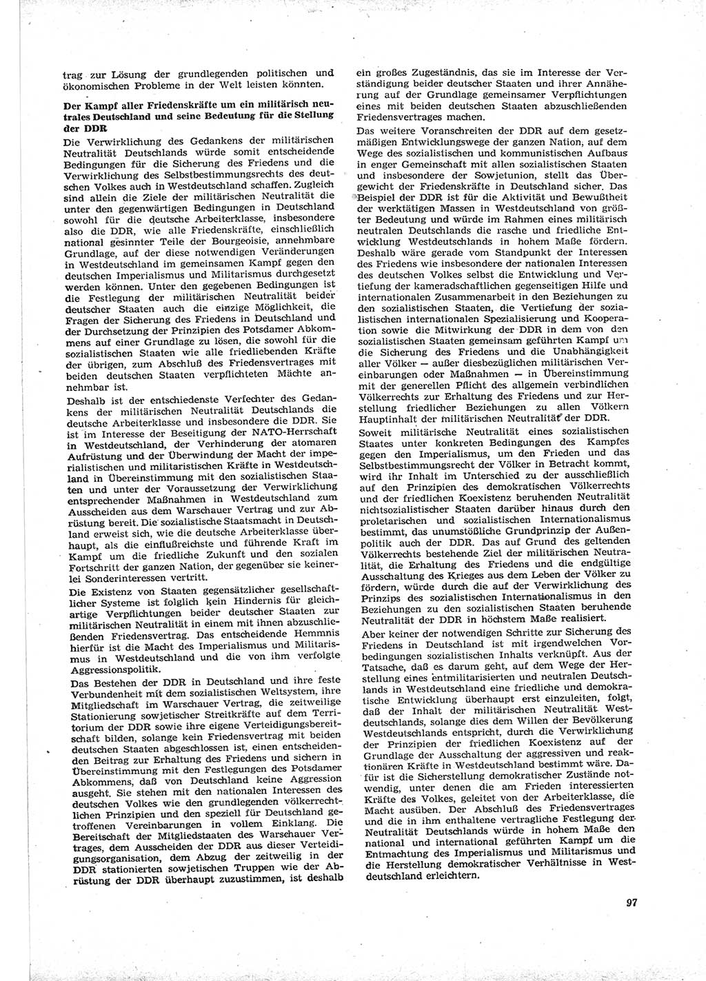 Neue Justiz (NJ), Zeitschrift für Recht und Rechtswissenschaft [Deutsche Demokratische Republik (DDR)], 16. Jahrgang 1962, Seite 97 (NJ DDR 1962, S. 97)