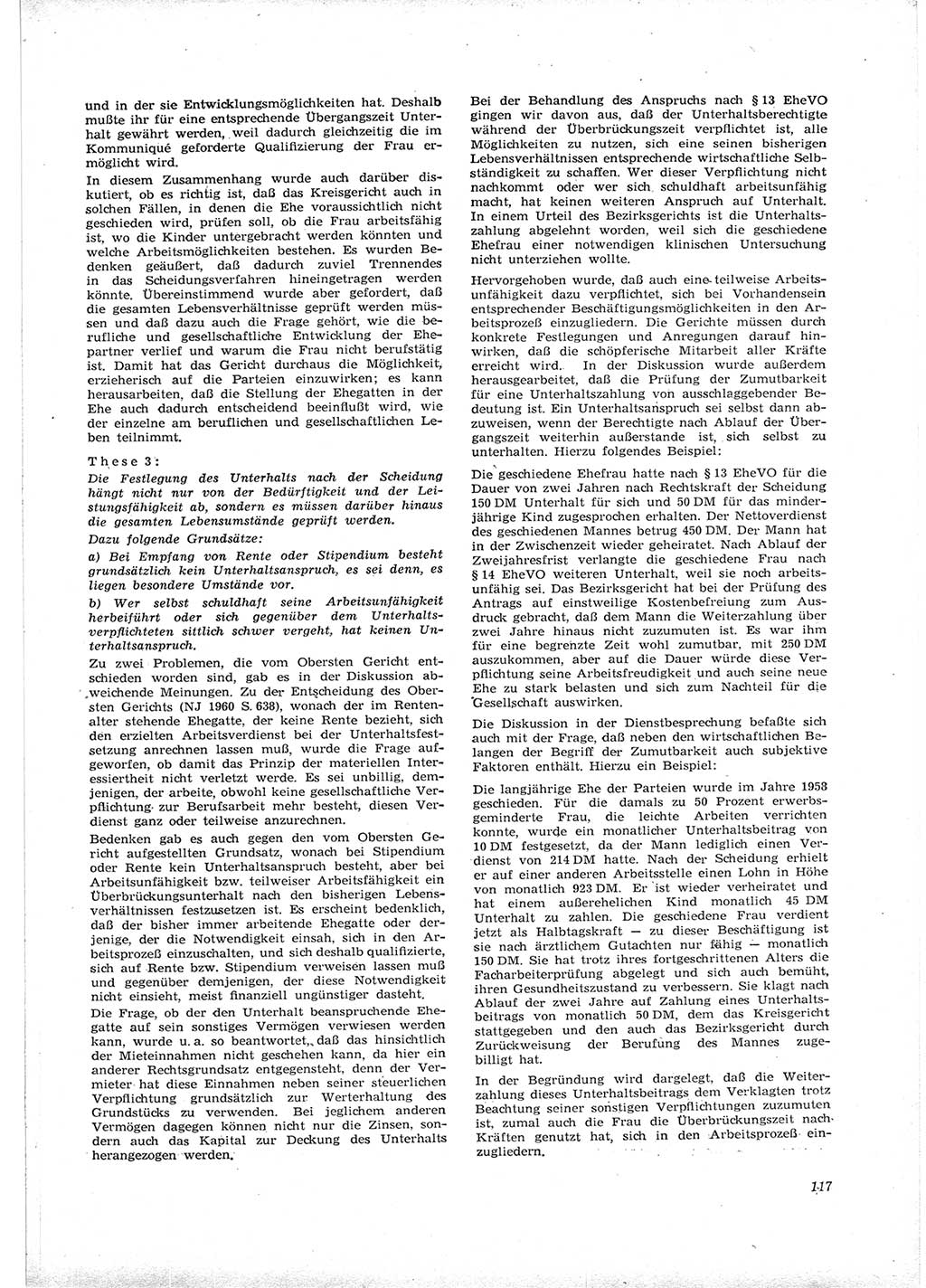 Neue Justiz (NJ), Zeitschrift für Recht und Rechtswissenschaft [Deutsche Demokratische Republik (DDR)], 16. Jahrgang 1962, Seite 117 (NJ DDR 1962, S. 117)