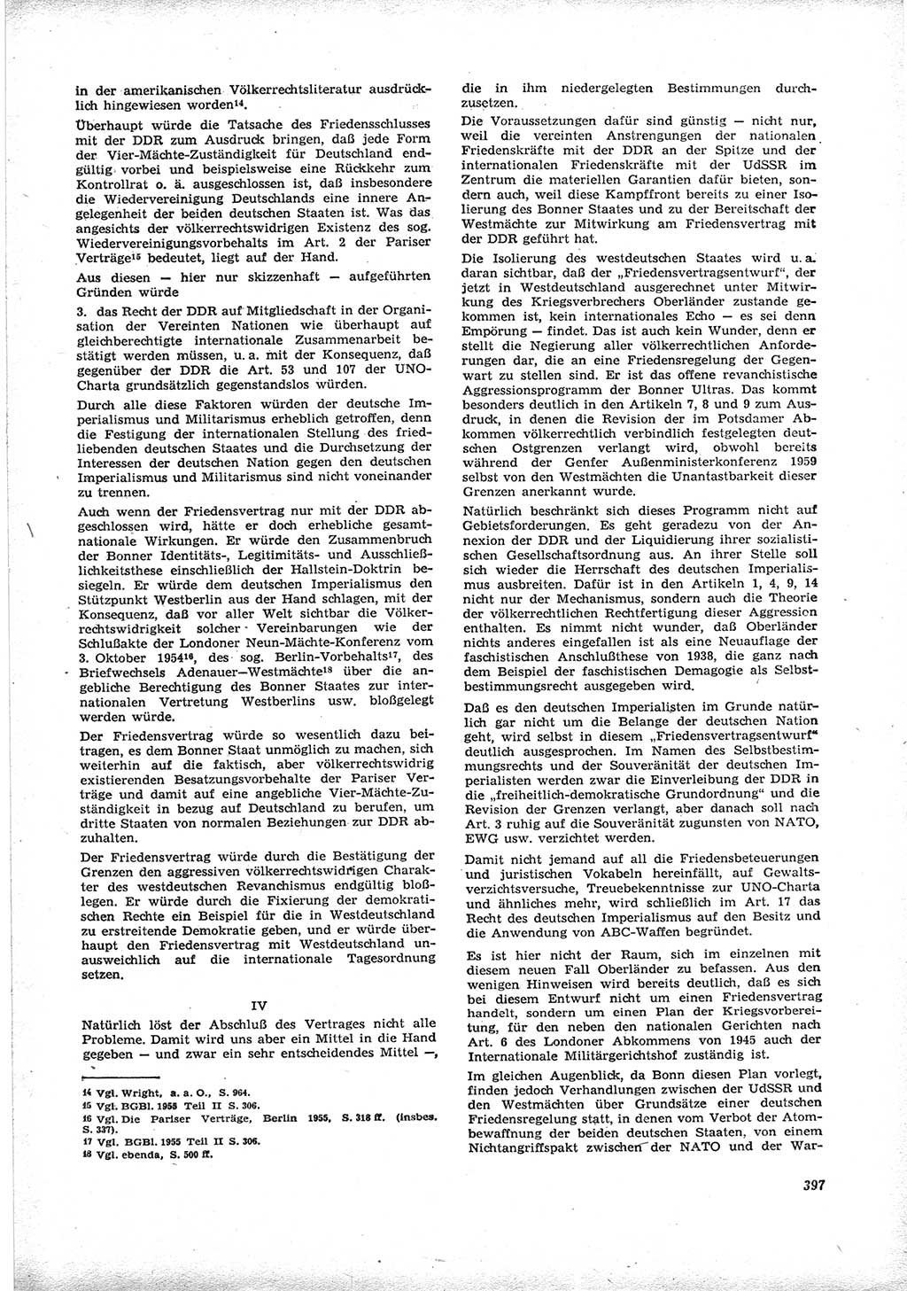 Neue Justiz (NJ), Zeitschrift für Recht und Rechtswissenschaft [Deutsche Demokratische Republik (DDR)], 16. Jahrgang 1962, Seite 397 (NJ DDR 1962, S. 397)