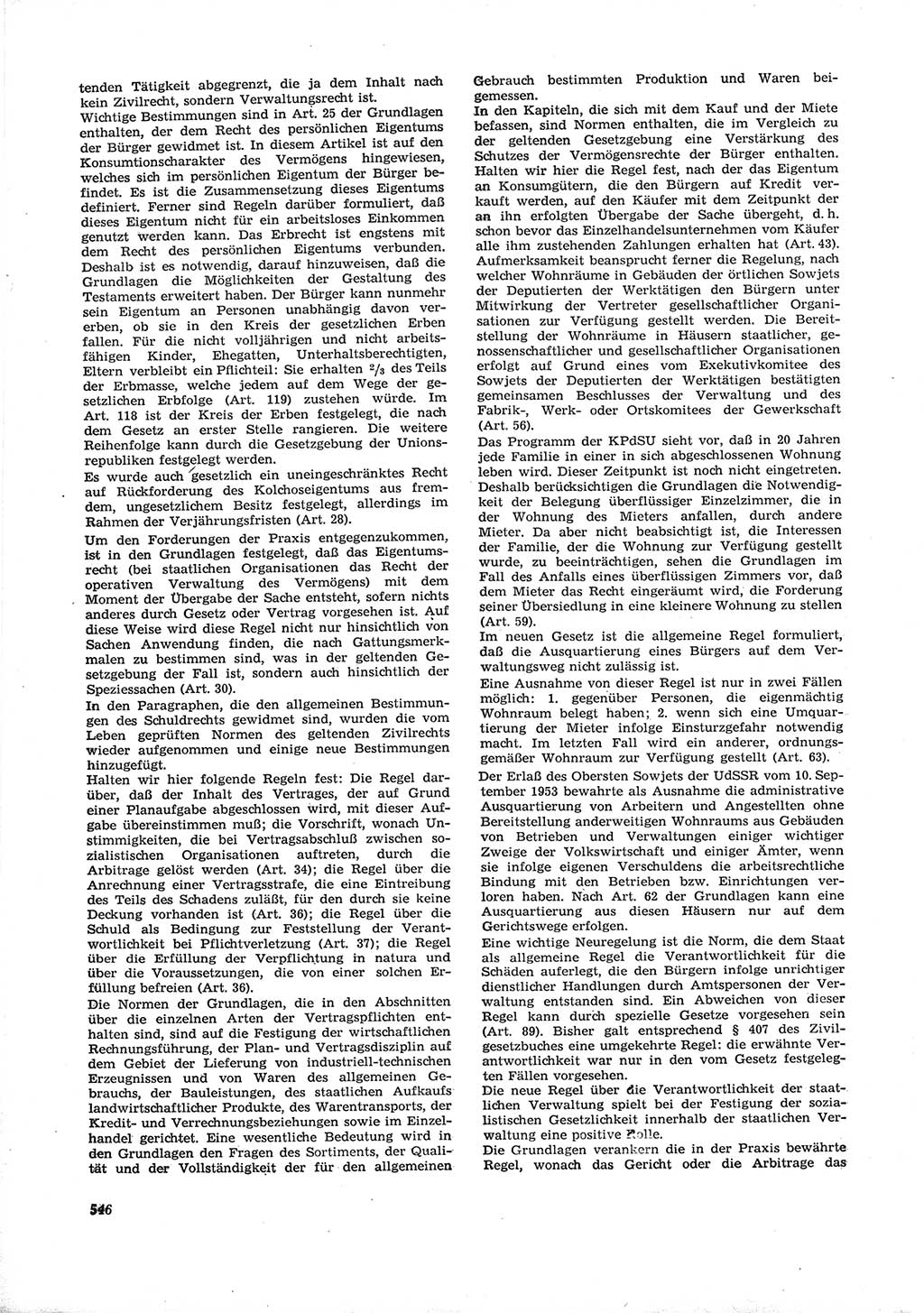 Neue Justiz (NJ), Zeitschrift für Recht und Rechtswissenschaft [Deutsche Demokratische Republik (DDR)], 16. Jahrgang 1962, Seite 546 (NJ DDR 1962, S. 546)