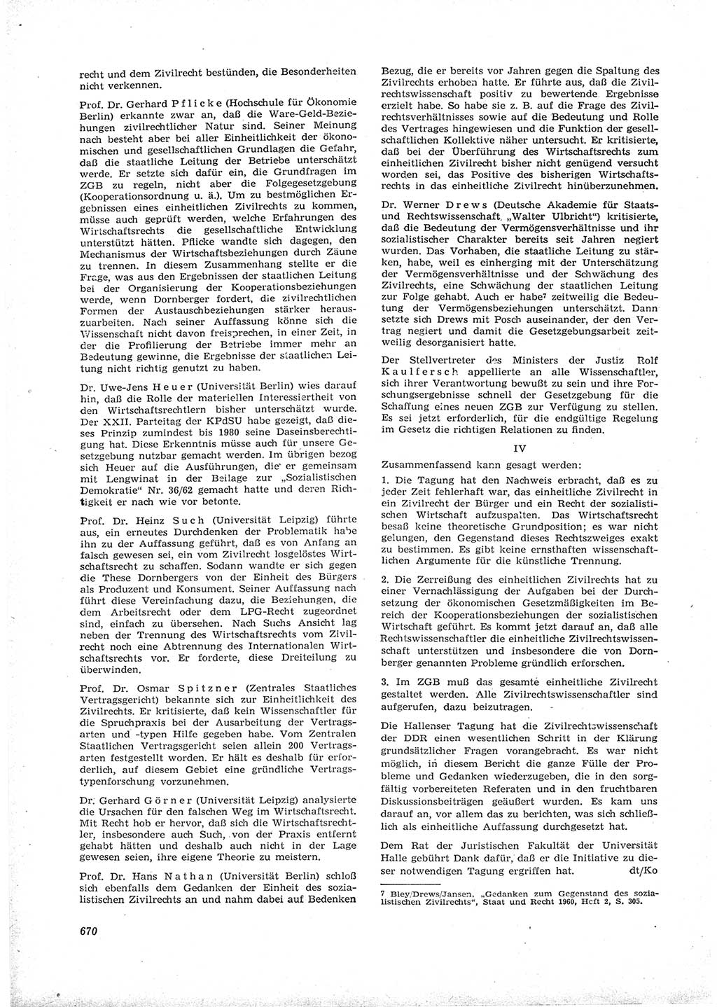 Neue Justiz (NJ), Zeitschrift für Recht und Rechtswissenschaft [Deutsche Demokratische Republik (DDR)], 16. Jahrgang 1962, Seite 670 (NJ DDR 1962, S. 670)