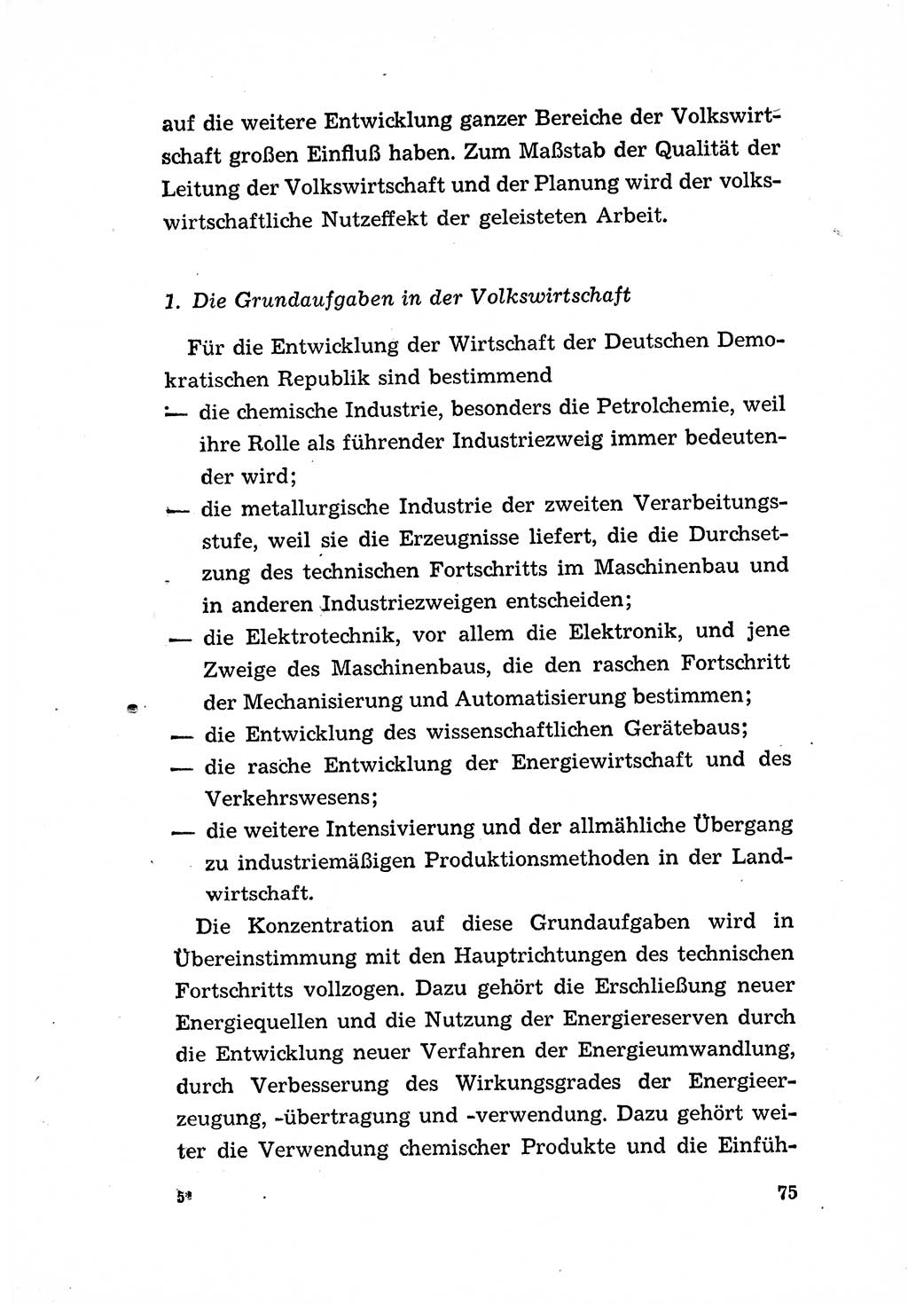 Programm der Sozialistischen Einheitspartei Deutschlands (SED) [Deutsche Demokratische Republik (DDR)] 1963, Seite 75 (Progr. SED DDR 1963, S. 75)