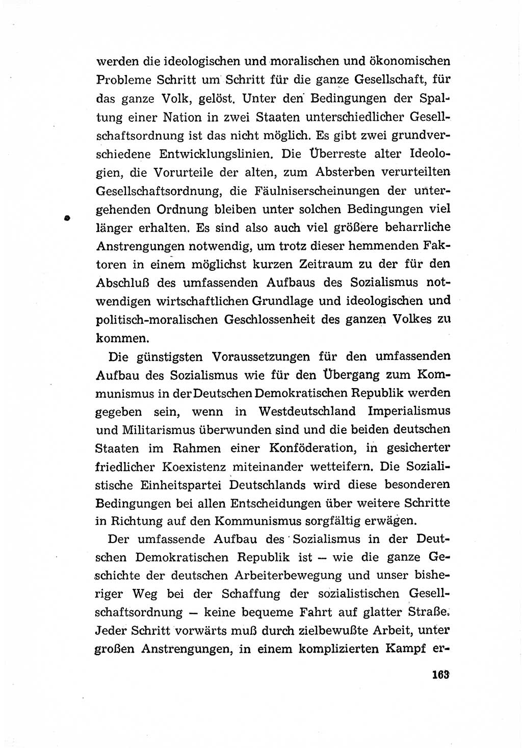 Programm der Sozialistischen Einheitspartei Deutschlands (SED) [Deutsche Demokratische Republik (DDR)] 1963, Seite 163 (Progr. SED DDR 1963, S. 163)