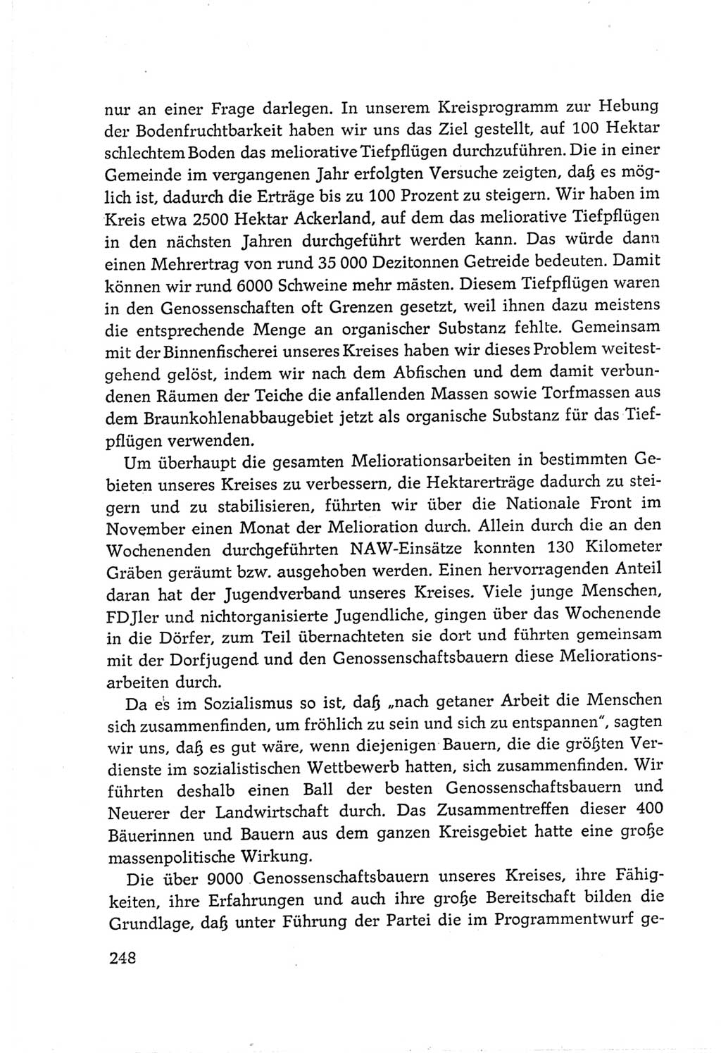 Protokoll der Verhandlungen des Ⅵ. Parteitages der Sozialistischen Einheitspartei Deutschlands (SED) [Deutsche Demokratische Republik (DDR)] 1963, Band Ⅲ, Seite 248 (Prot. Verh. Ⅵ. PT SED DDR 1963, Bd. Ⅲ, S. 248)