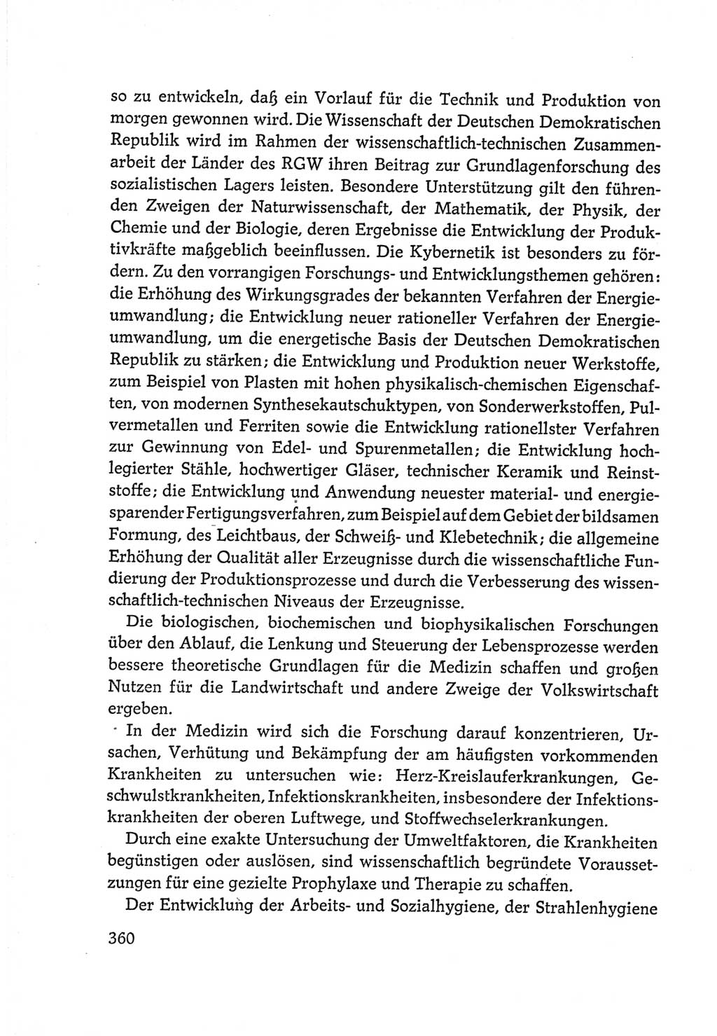 Protokoll der Verhandlungen des Ⅵ. Parteitages der Sozialistischen Einheitspartei Deutschlands (SED) [Deutsche Demokratische Republik (DDR)] 1963, Band Ⅳ, Seite 360 (Prot. Verh. Ⅵ. PT SED DDR 1963, Bd. Ⅳ, S. 360)