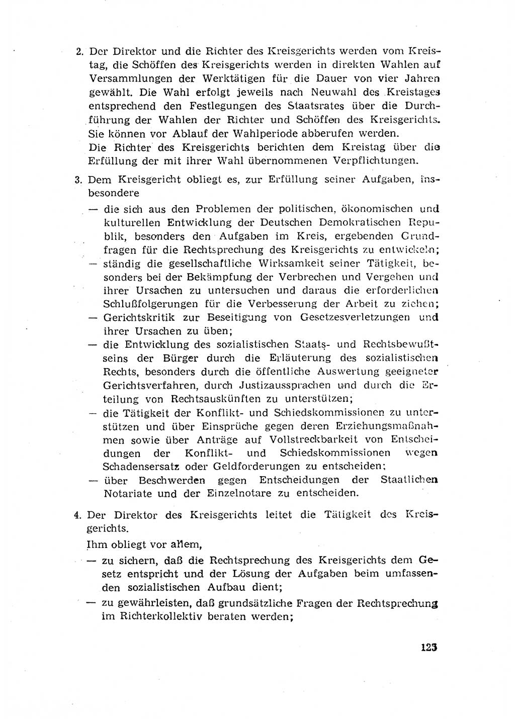 Rechtspflegeerlaß [Deutsche Demokratische Republik (DDR)] 1963, Seite 125 (R.-Pfl.-Erl. DDR 1963, S. 125)