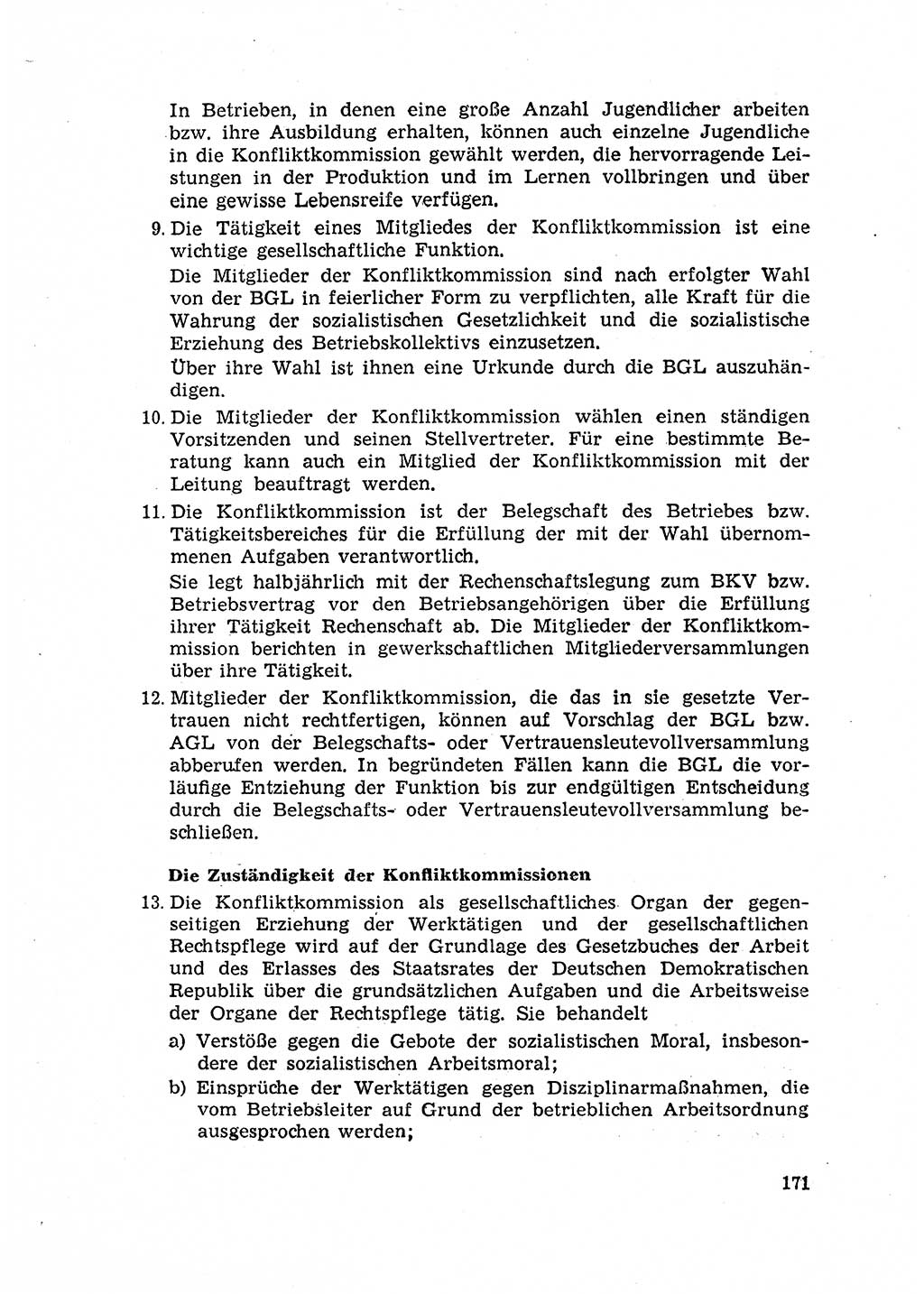 Rechtspflegeerlaß [Deutsche Demokratische Republik (DDR)] 1963, Seite 171 (R.-Pfl.-Erl. DDR 1963, S. 171)