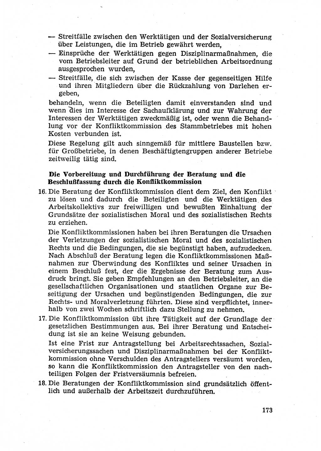 Rechtspflegeerlaß [Deutsche Demokratische Republik (DDR)] 1963, Seite 173 (R.-Pfl.-Erl. DDR 1963, S. 173)