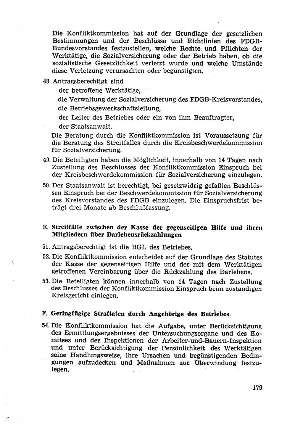 Rechtspflegeerlaß [Deutsche Demokratische Republik (DDR)] 1963, Seite 179 (R.-Pfl.-Erl. DDR 1963, S. 179)