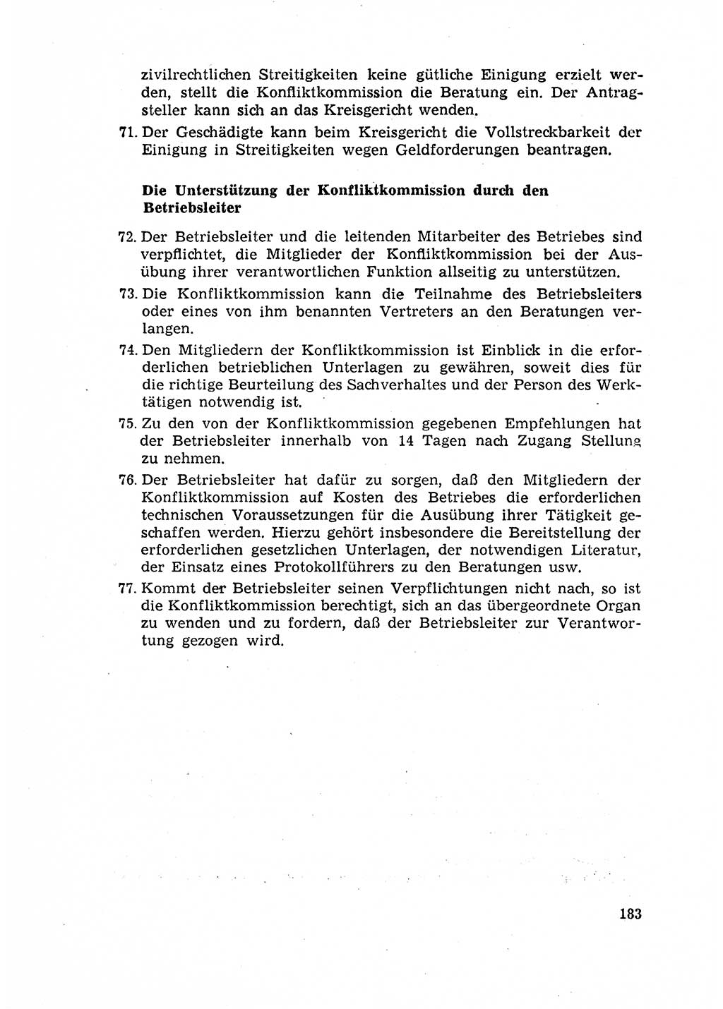 Rechtspflegeerlaß [Deutsche Demokratische Republik (DDR)] 1963, Seite 183 (R.-Pfl.-Erl. DDR 1963, S. 183)
