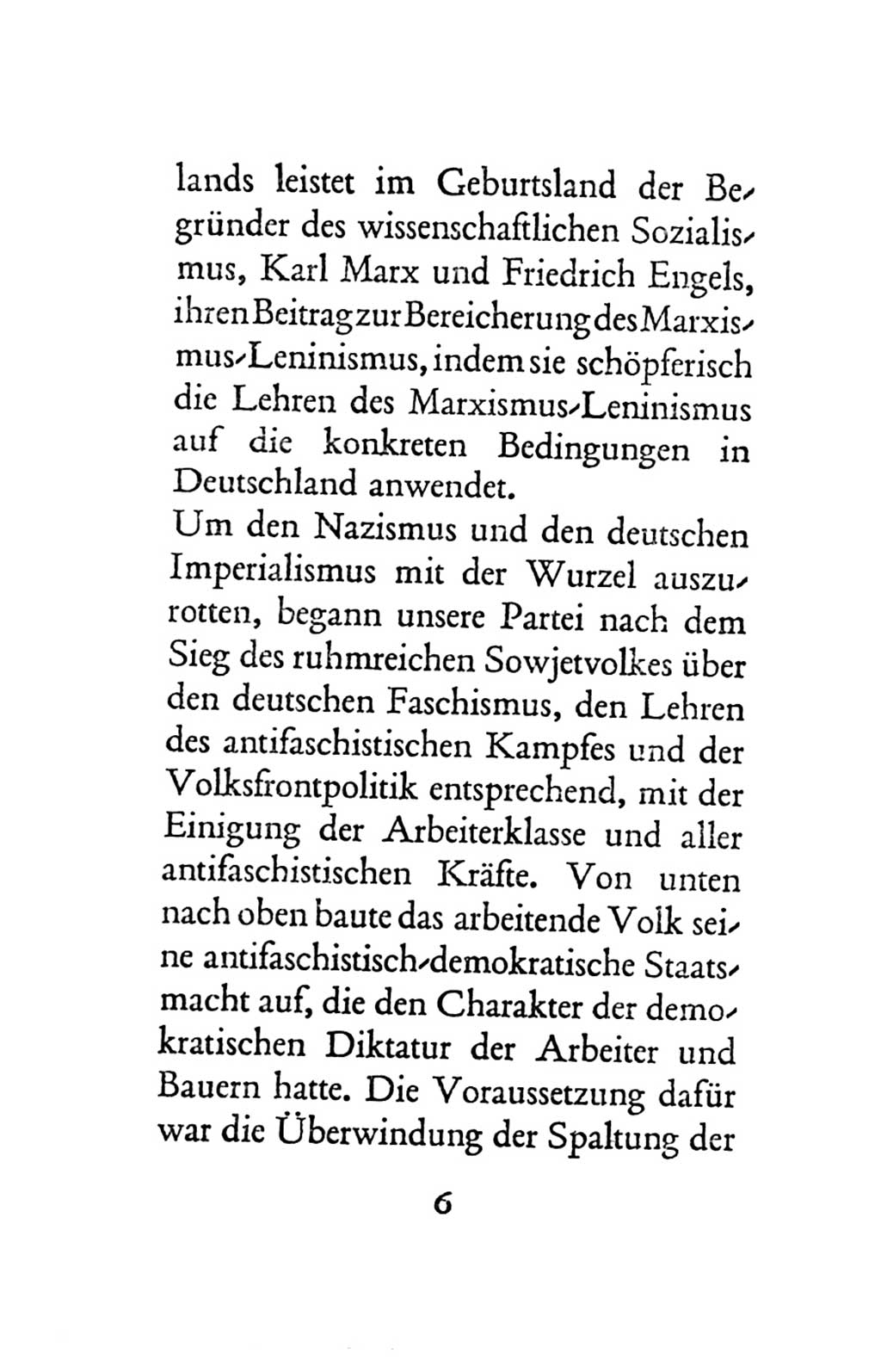 Statut der Sozialistischen Einheitspartei Deutschlands (SED) 1963, Seite 6 (St. SED DDR 1963, S. 6)