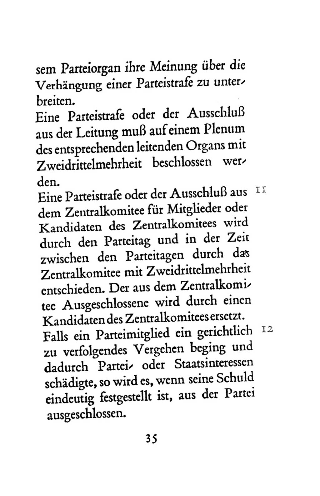 Statut der Sozialistischen Einheitspartei Deutschlands (SED) 1963, Seite 35 (St. SED DDR 1963, S. 35)